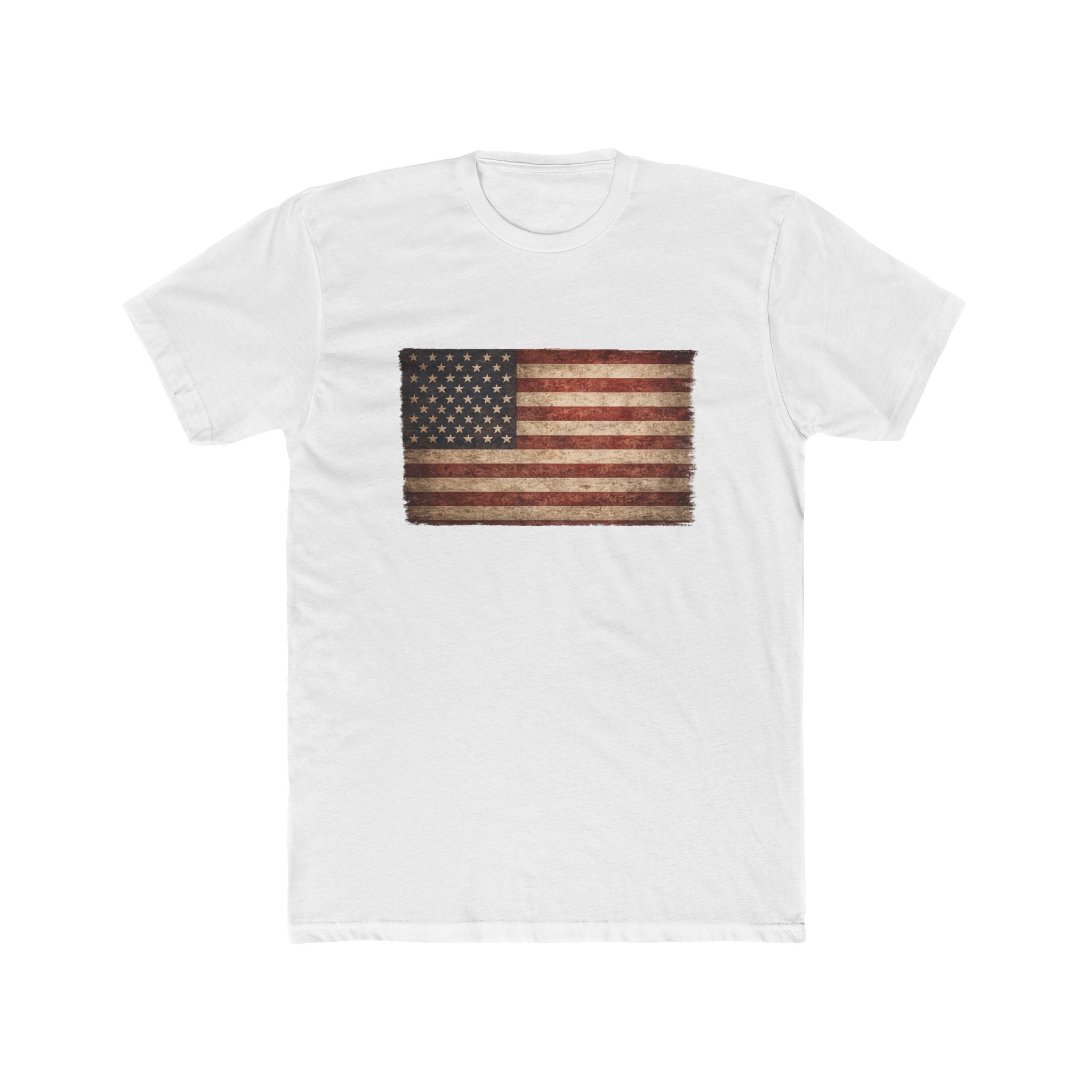 Vintage American Flag T‑Shirt — 1776 Stars Retro Patriotic Tee
