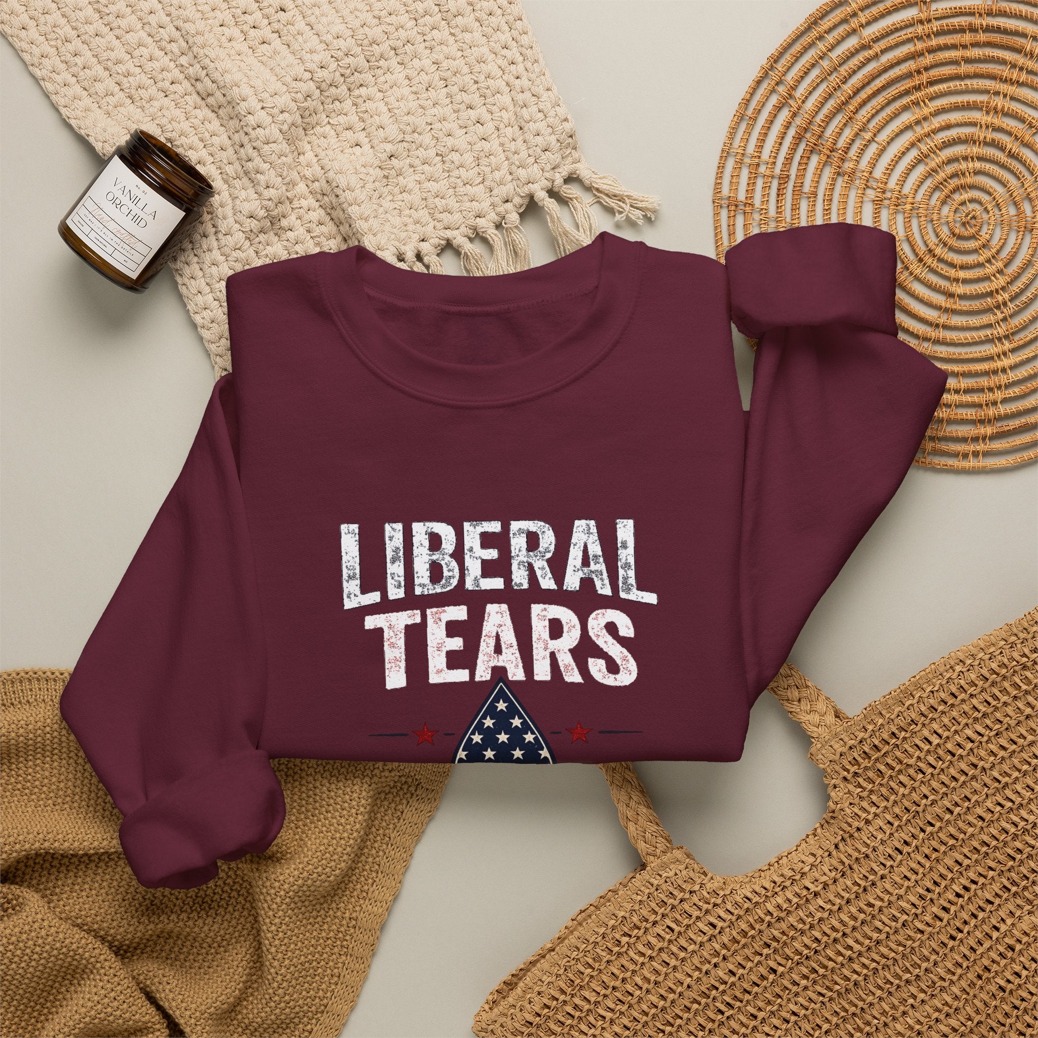 "Liberal Tears" Patriotic Crewneck Sweatshirt