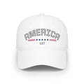America 1st Baseball Cap — Patriotic Low Profile Hat