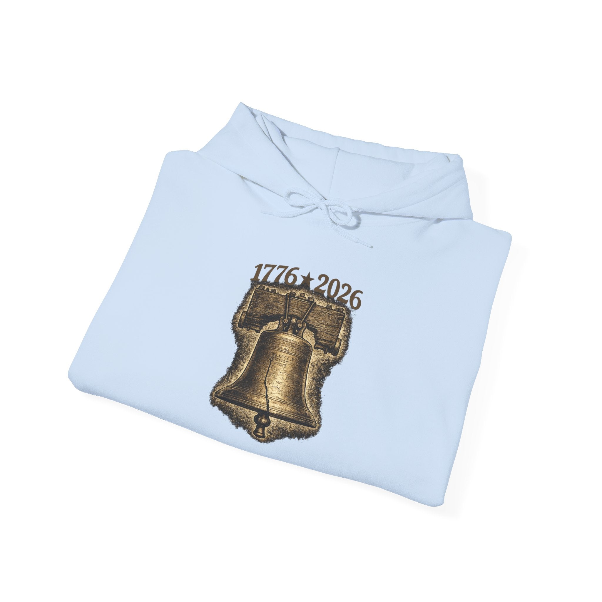 Liberty Bell Hoodie — 1776–2026 Graphic Hooded Sweatshirt