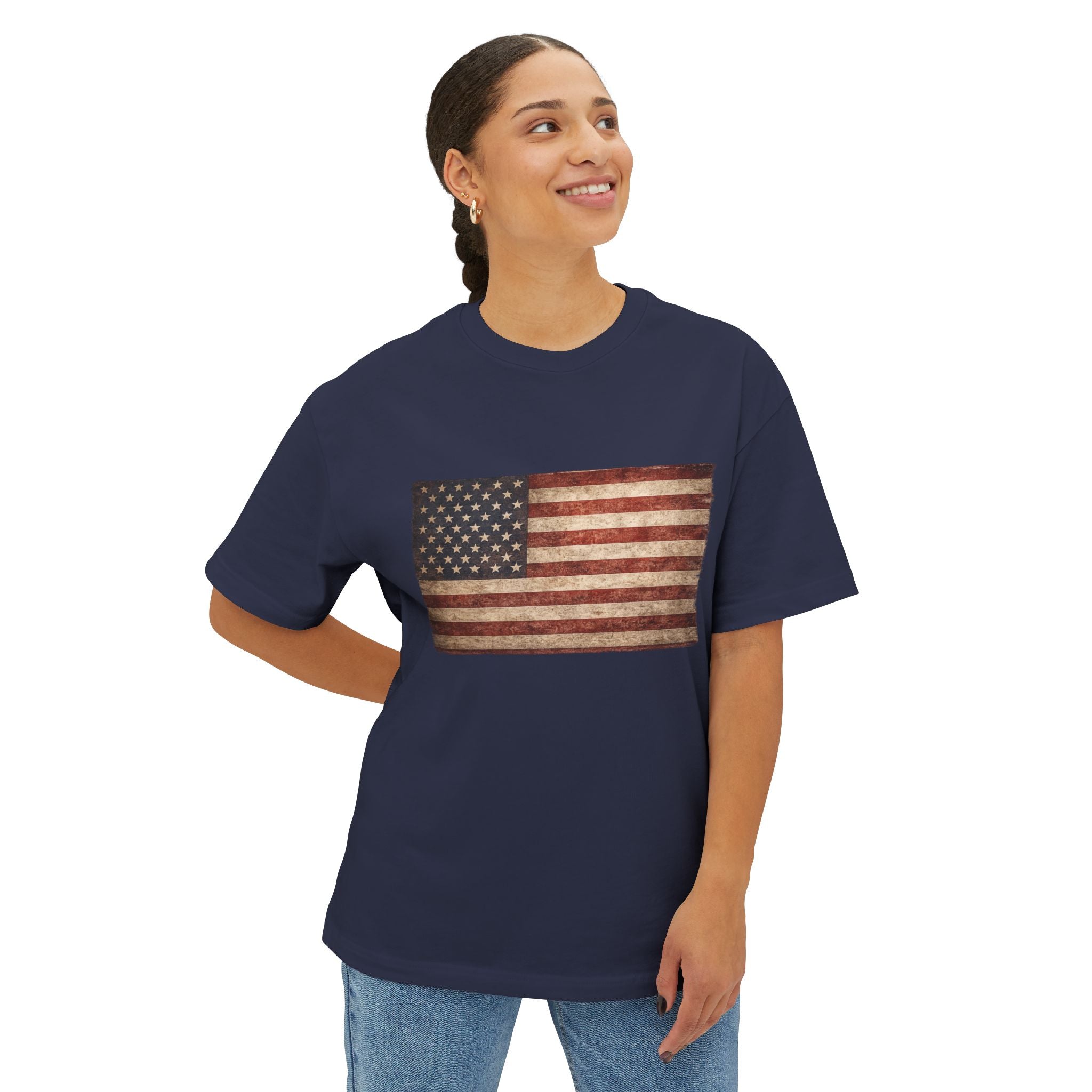 Vintage American Flag Tee - USA Patriotic T-Shirt
