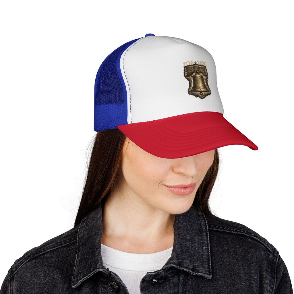 Liberty Bell Trucker Hat — Patriotic Cap