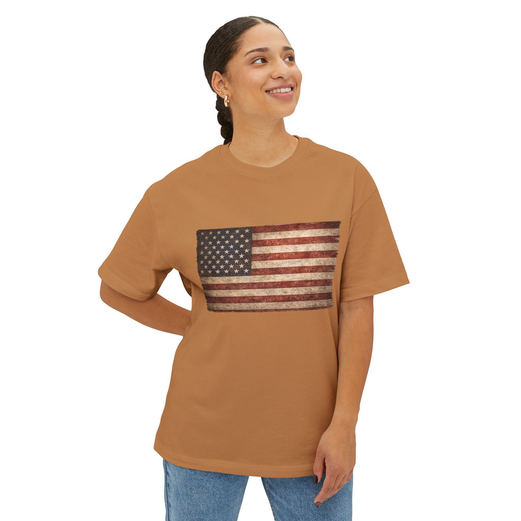 Vintage American Flag Tee - USA Patriotic T-Shirt