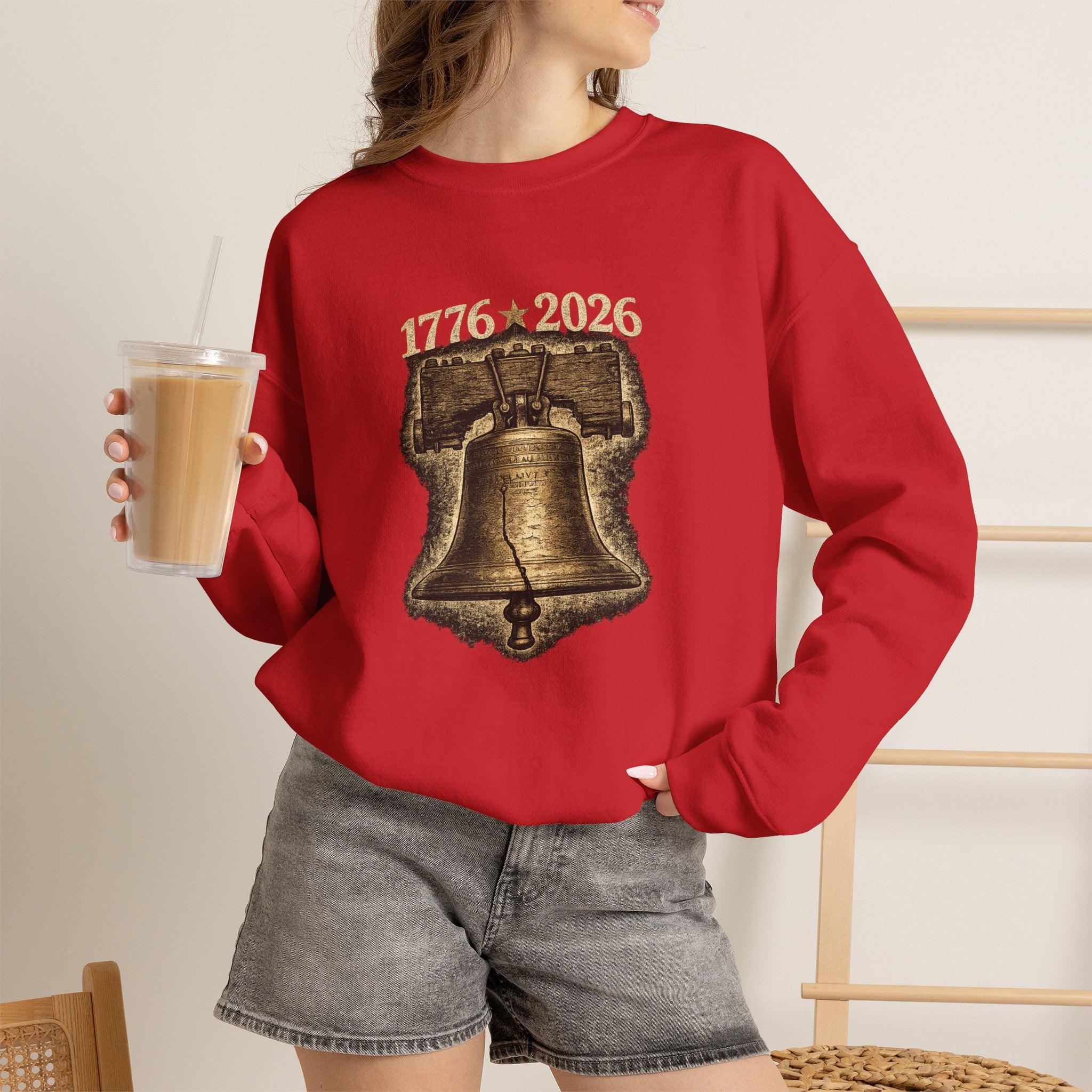 Liberty Bell 1776–2026 Crewneck Sweatshirt
