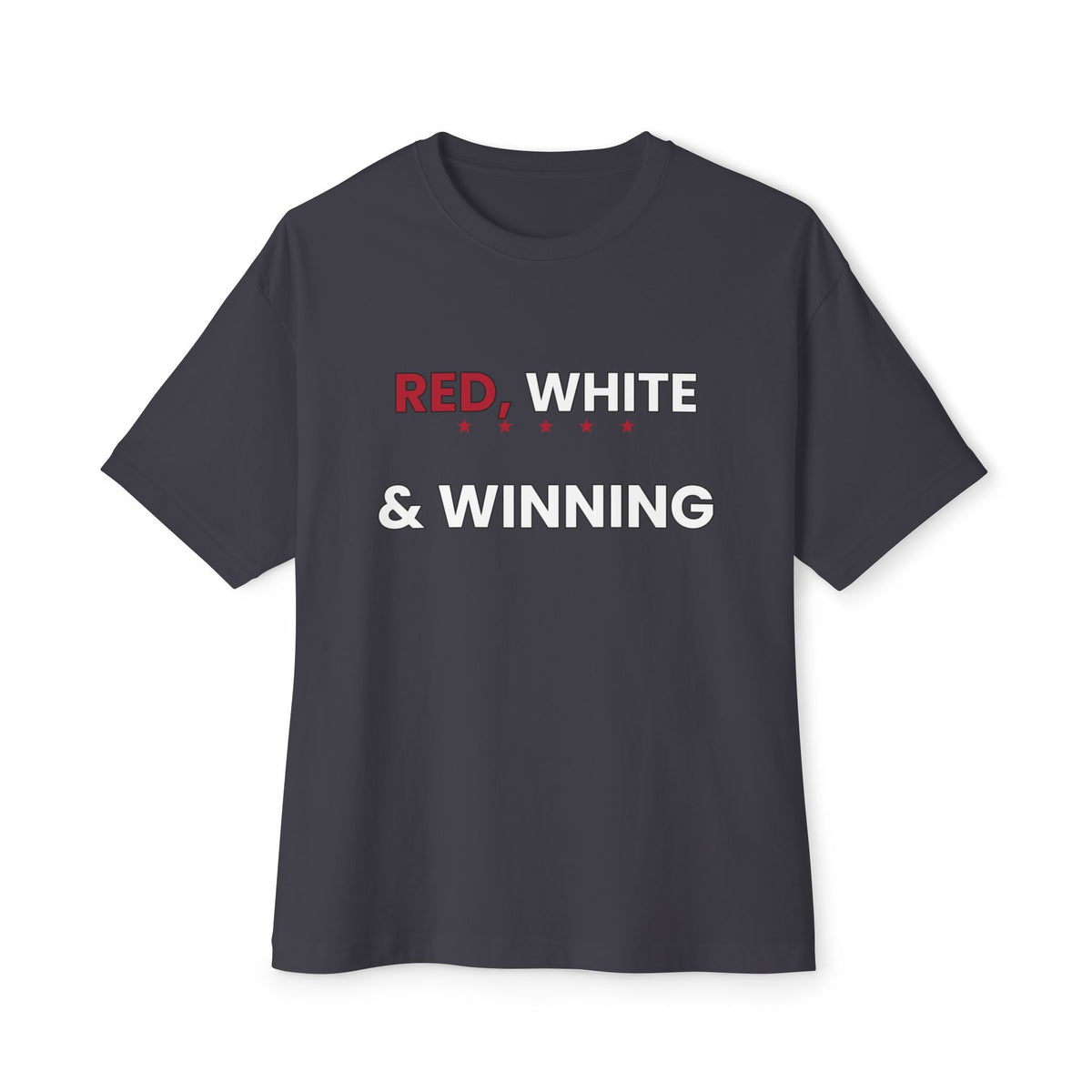 Red, White & Winning Tee — Patriotic Graphic T-Shirt