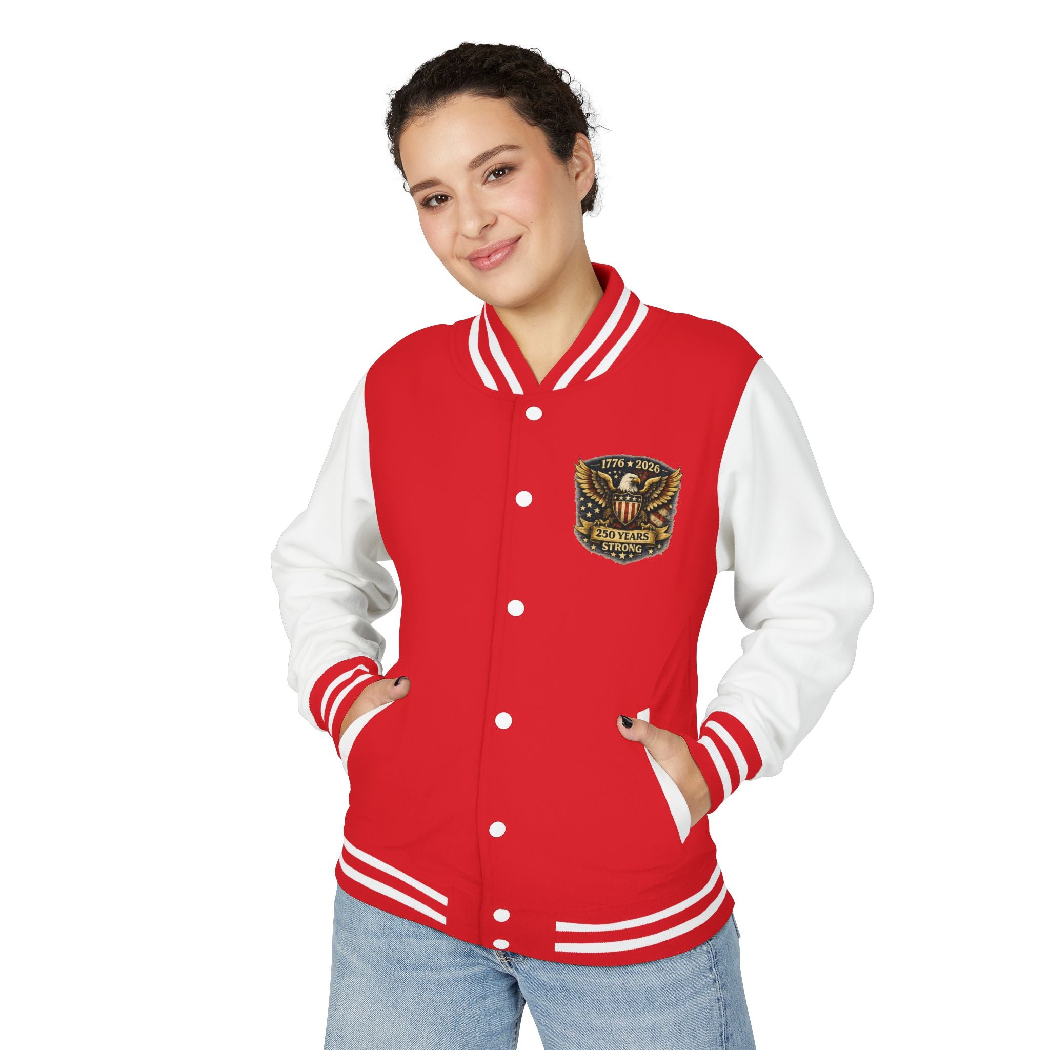 Letterman Jacket - Vintage Eagle Crest
