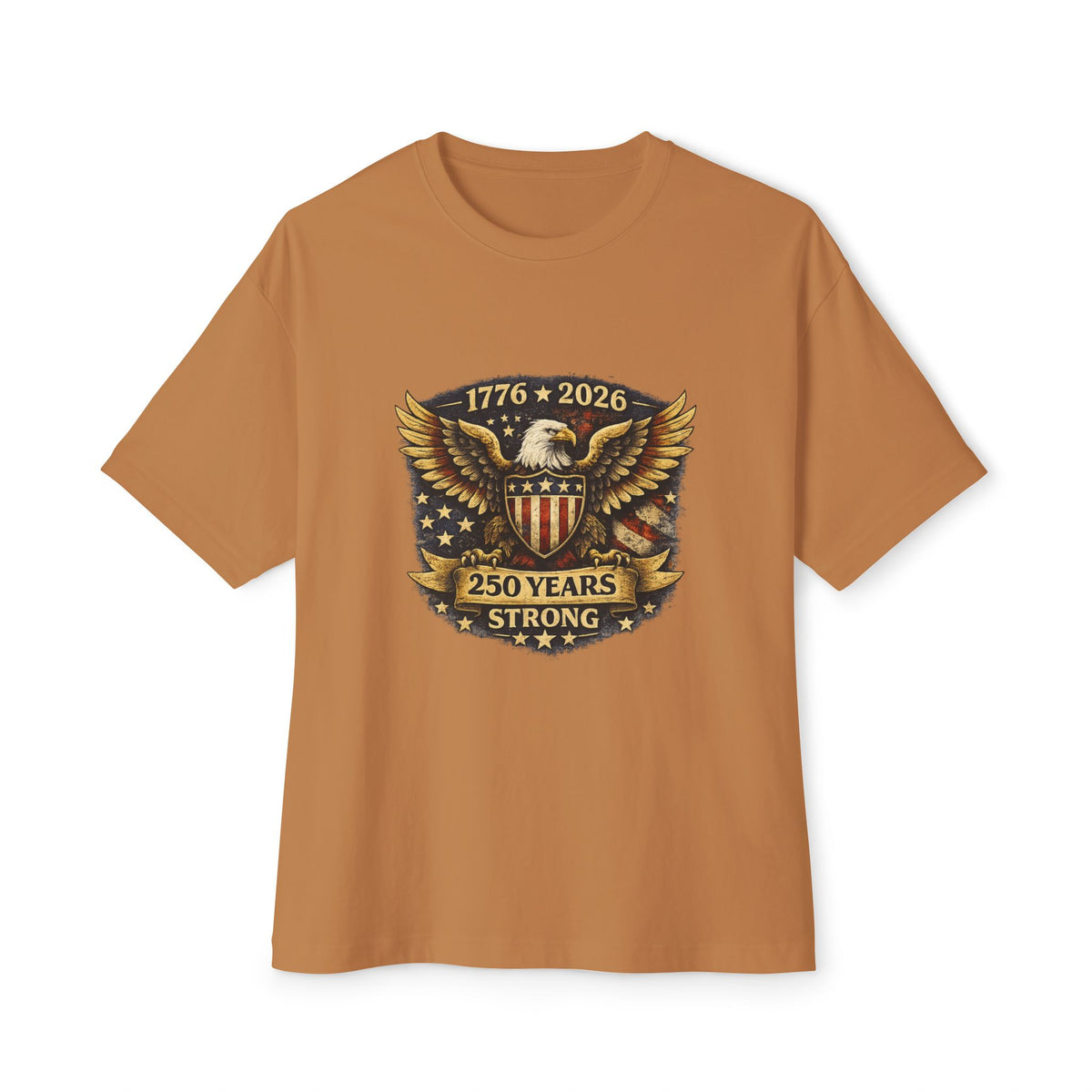 250 Years Strong Eagle Tee — 1776–2026 Patriotic T-Shirt