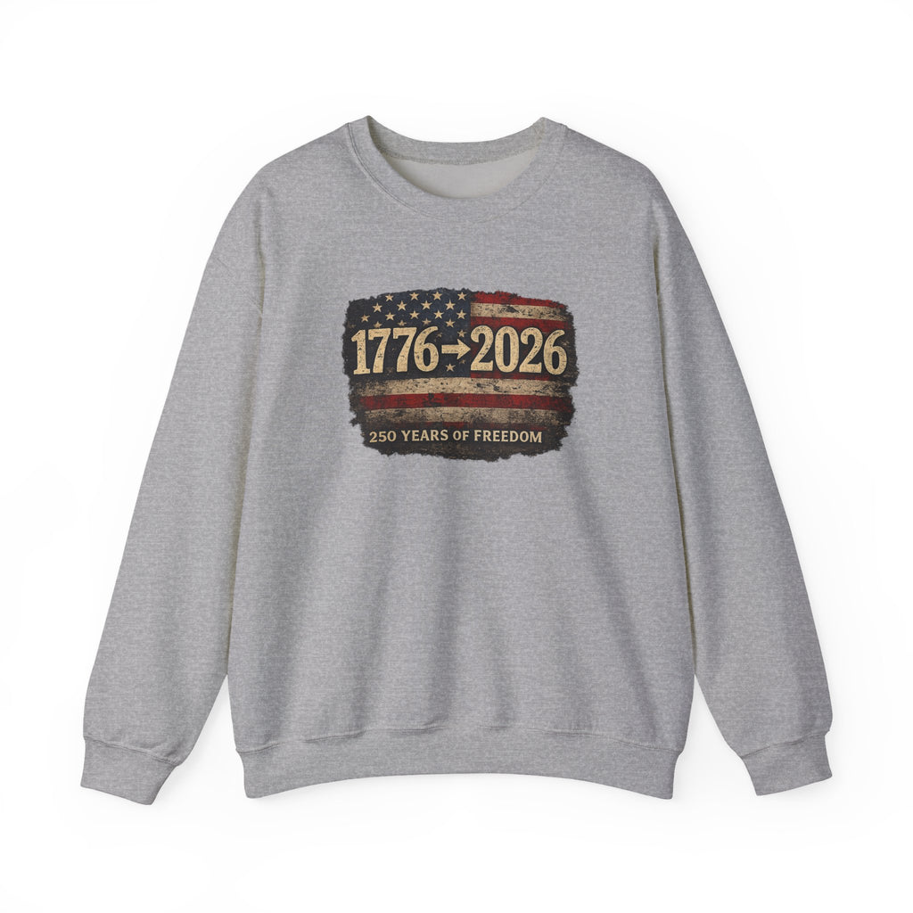 1776–2026 - 250 Years of Freedom Crewneck Sweatshirt
