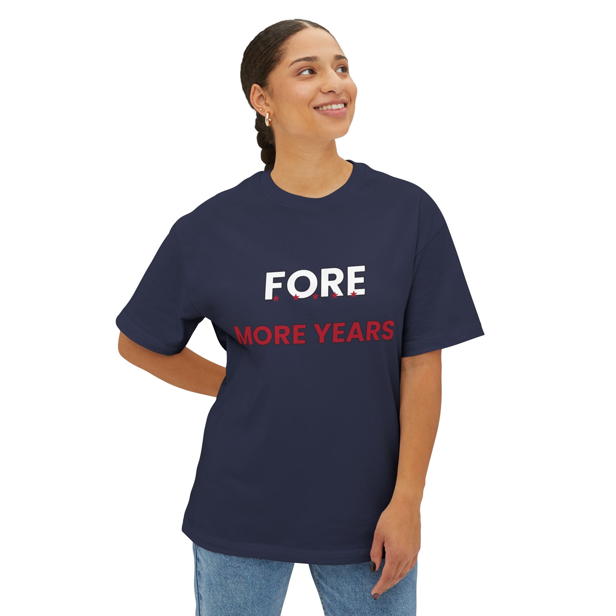 Fore More Years Tee — Patriotic Golf Humor T‑Shirt
