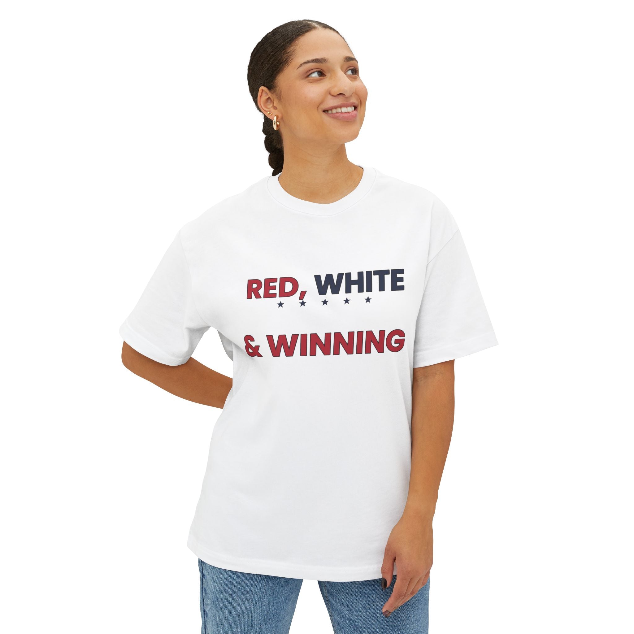 "Red, White & Winning" Tee — Patriotic Graphic T-Shirt