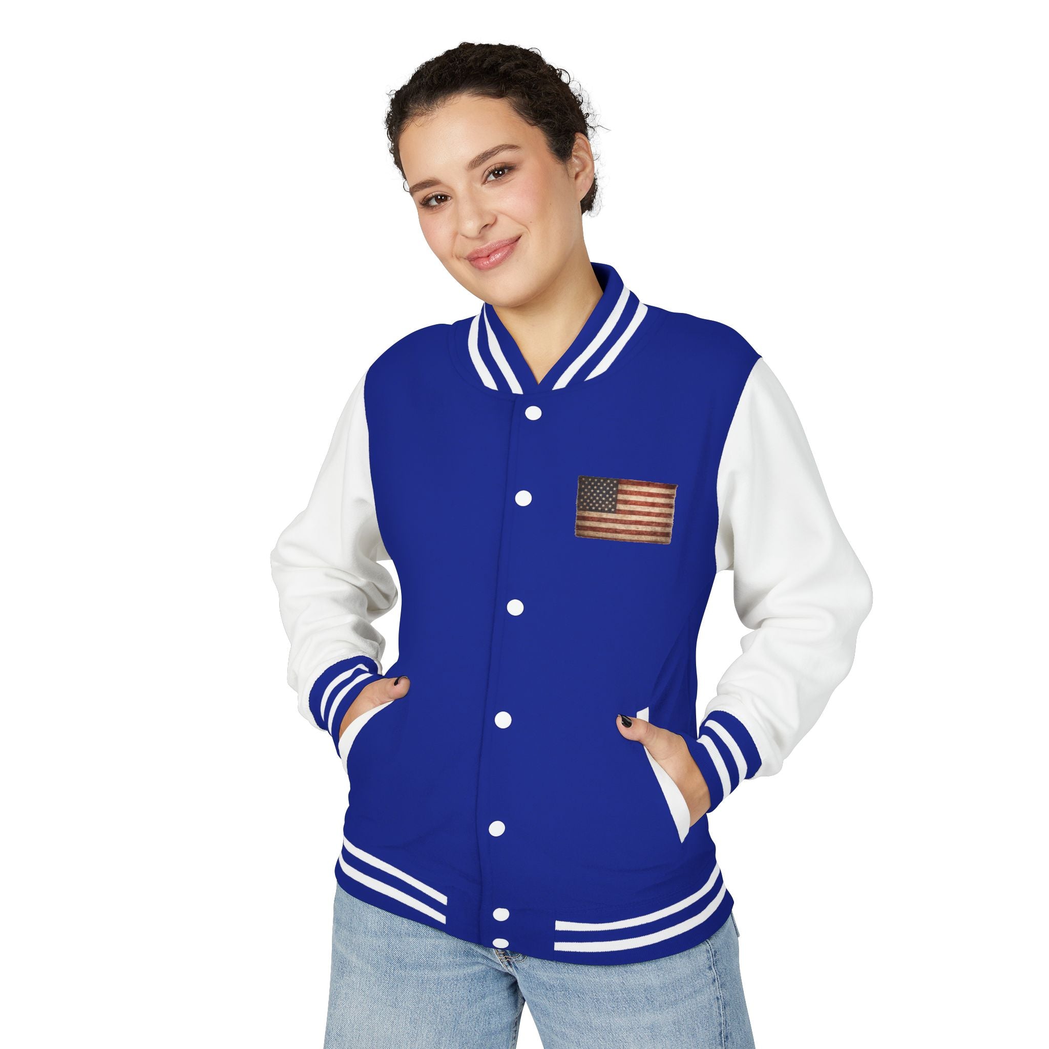 American Flag Letterman Jacket