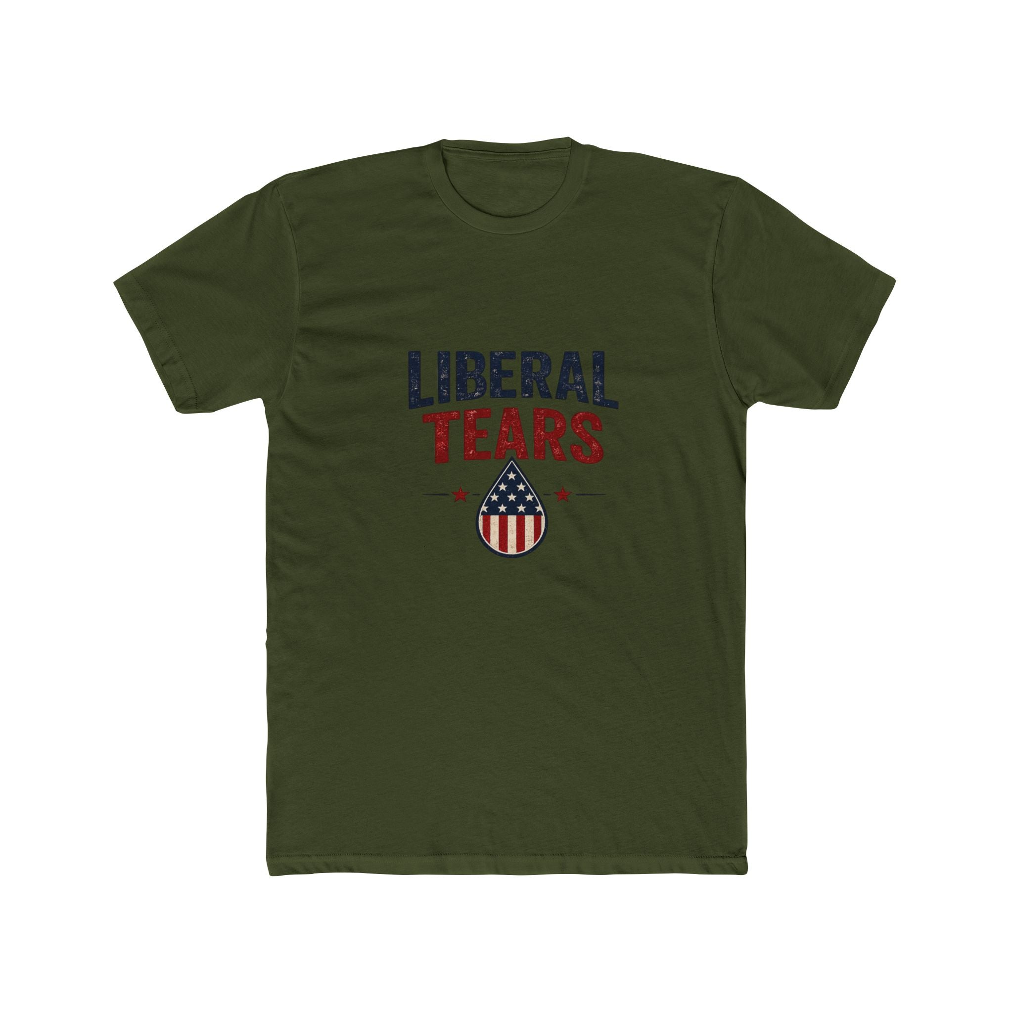 Liberal Tears T‑Shirt — Patriotic 1776 American Flag Graphic Tee
