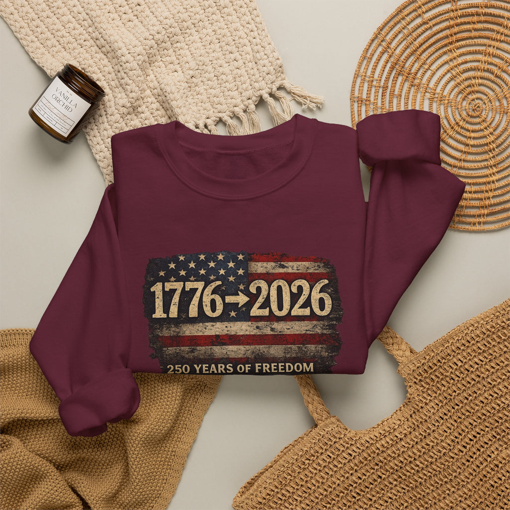 1776–2026 - 250 Years of Freedom Crewneck Sweatshirt