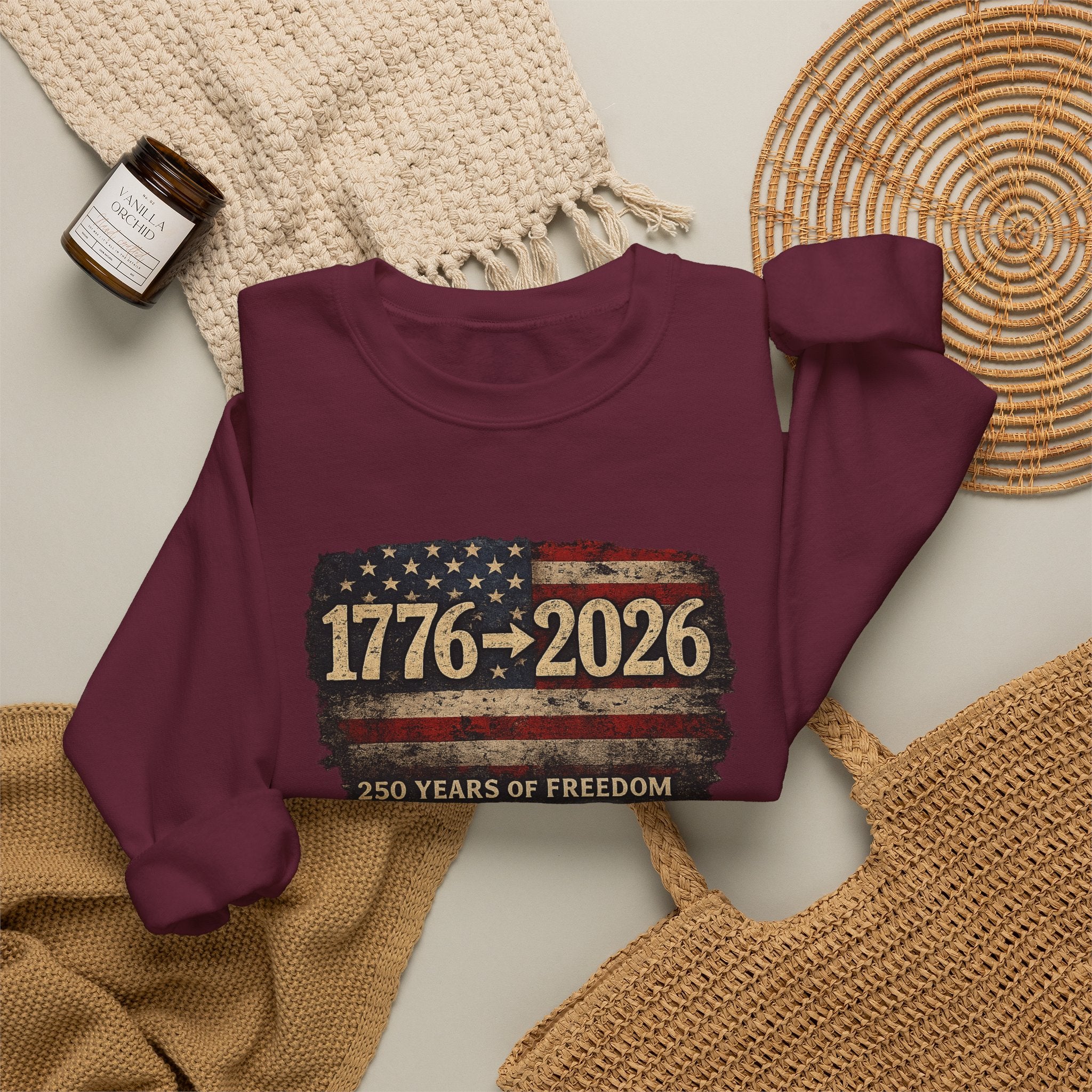 1776–2026 - 250 Years of Freedom Crewneck Sweatshirt