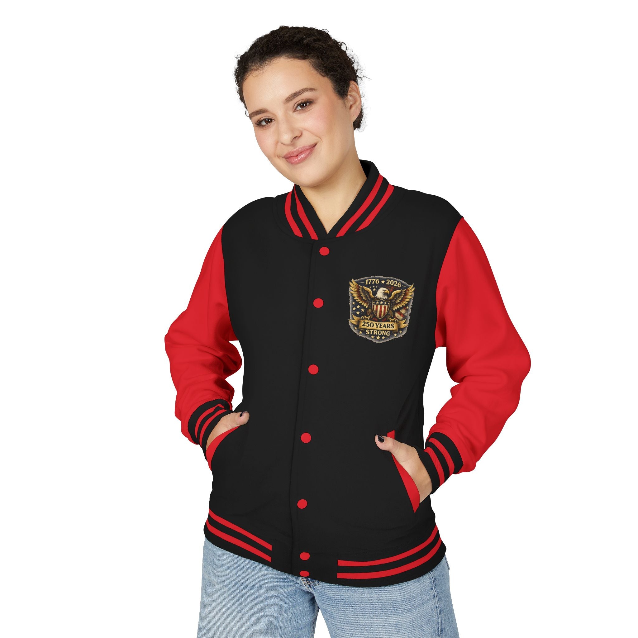 Letterman Jacket - Vintage Eagle Crest