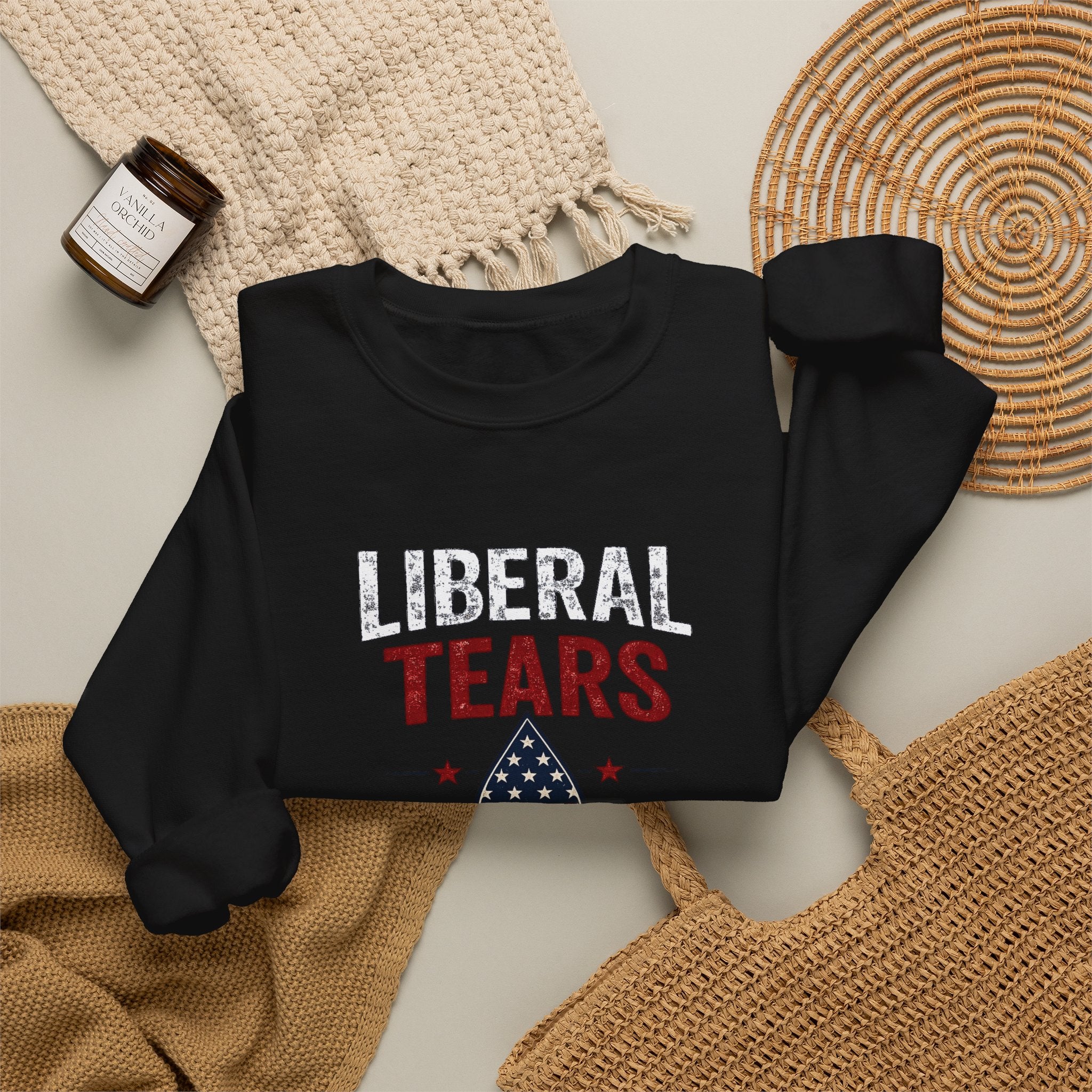 "Liberal Tears" Patriotic Crewneck Sweatshirt