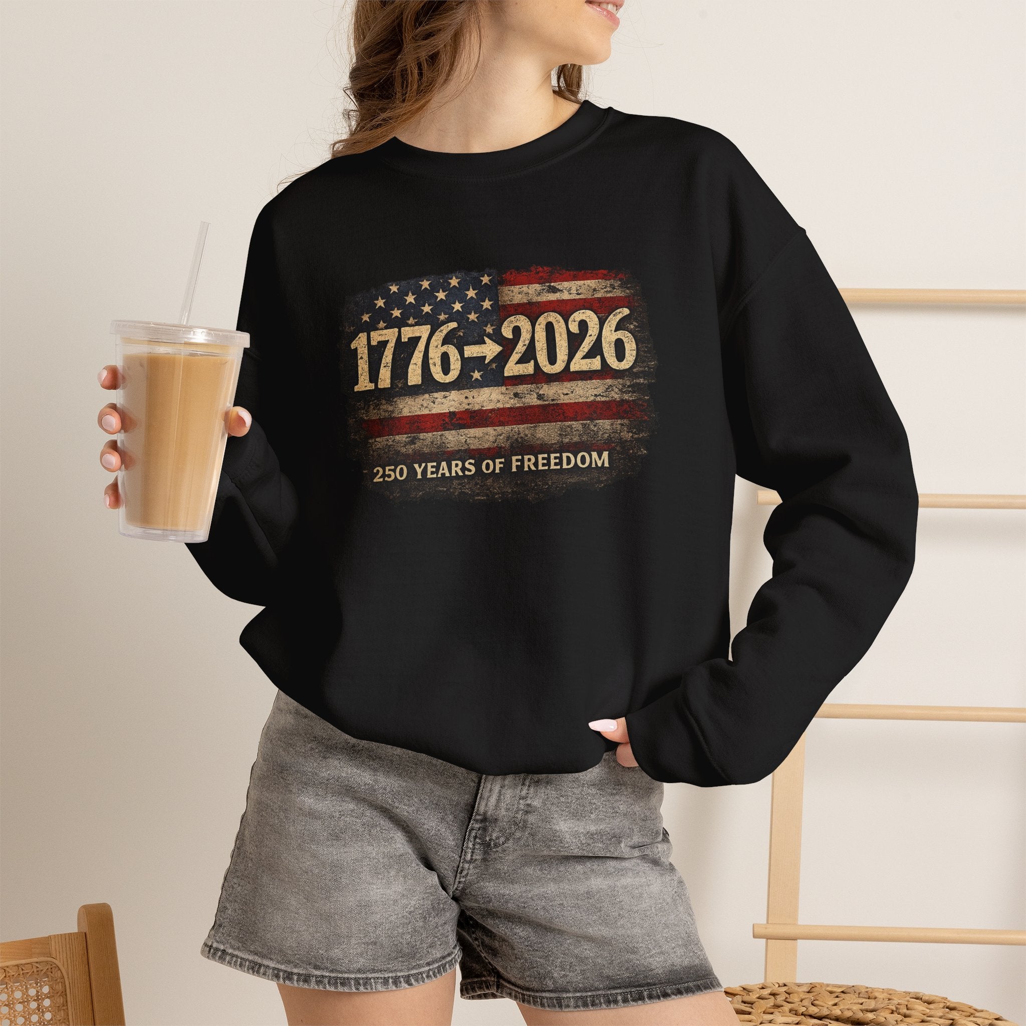 1776–2026 - 250 Years of Freedom Crewneck Sweatshirt