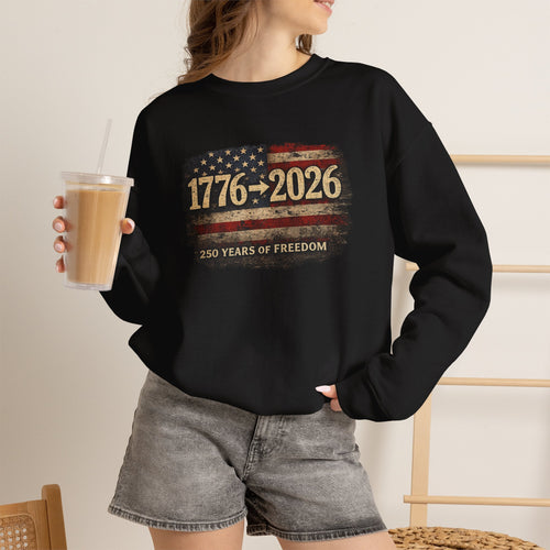 1776–2026 - 250 Years of Freedom Crewneck Sweatshirt