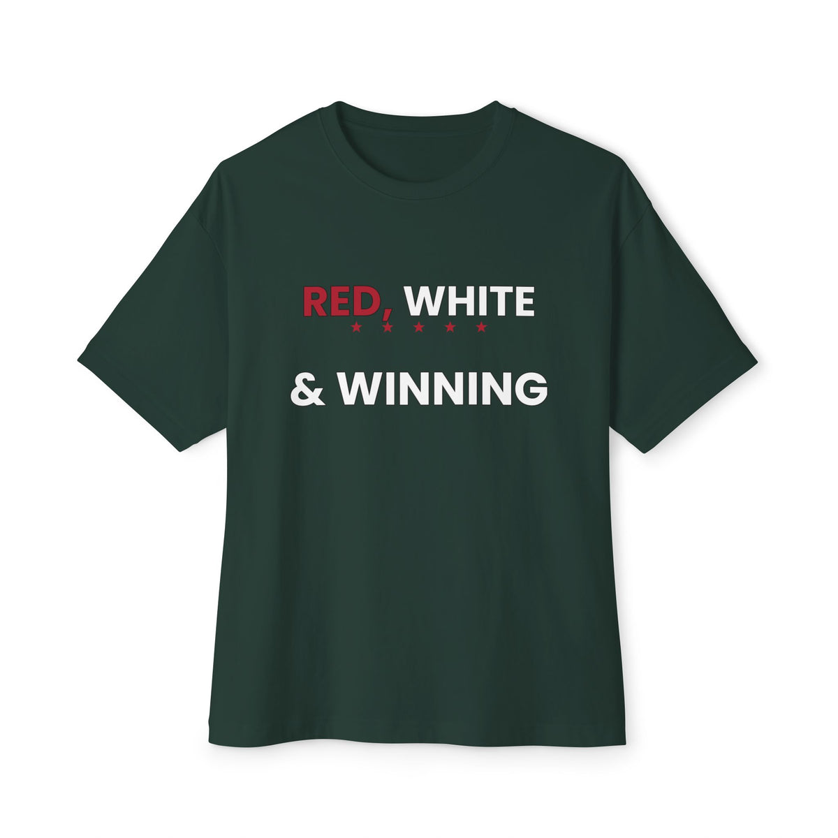 Red, White & Winning Tee — Patriotic Graphic T-Shirt