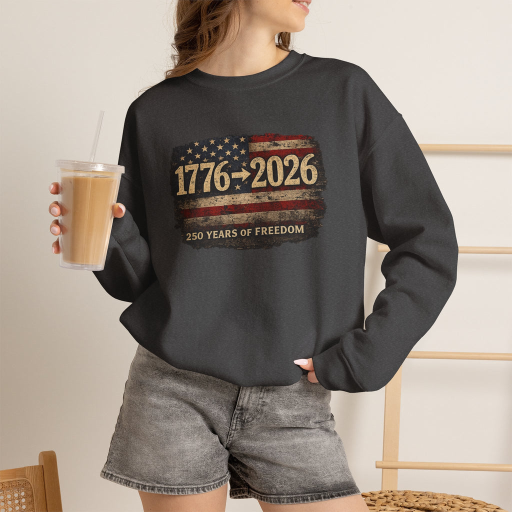 1776–2026 - 250 Years of Freedom Crewneck Sweatshirt