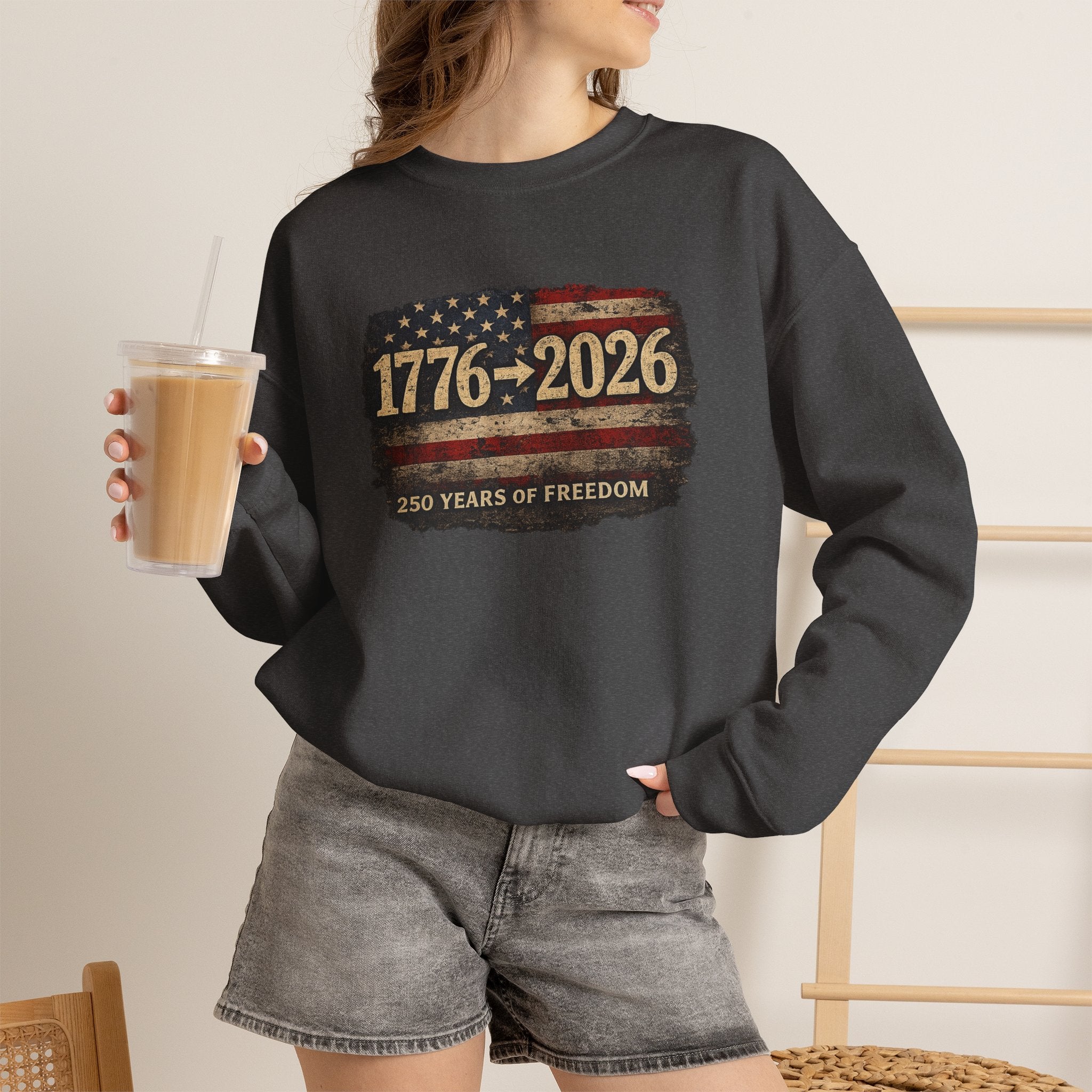 1776–2026 - 250 Years of Freedom Crewneck Sweatshirt