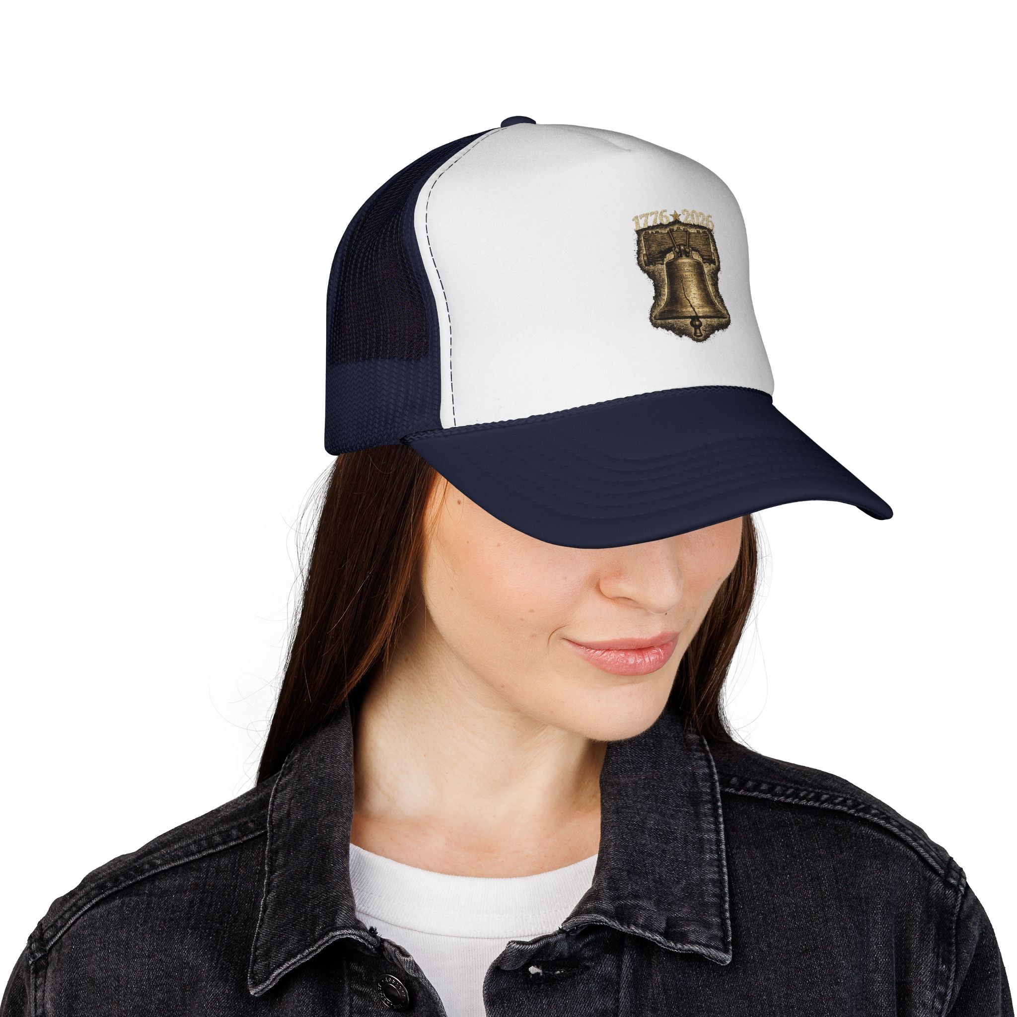 Liberty Bell Trucker Hat — Patriotic Cap