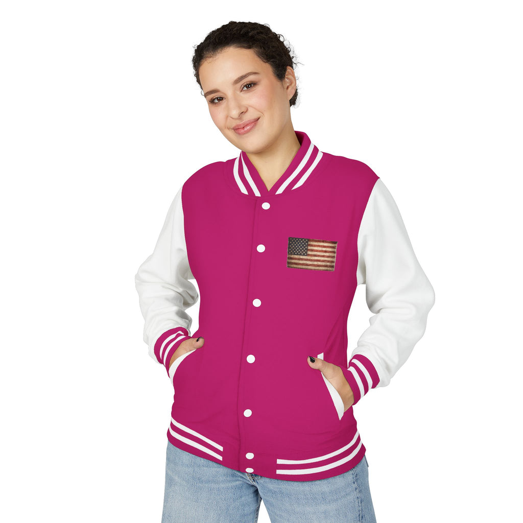 American Flag Letterman Jacket