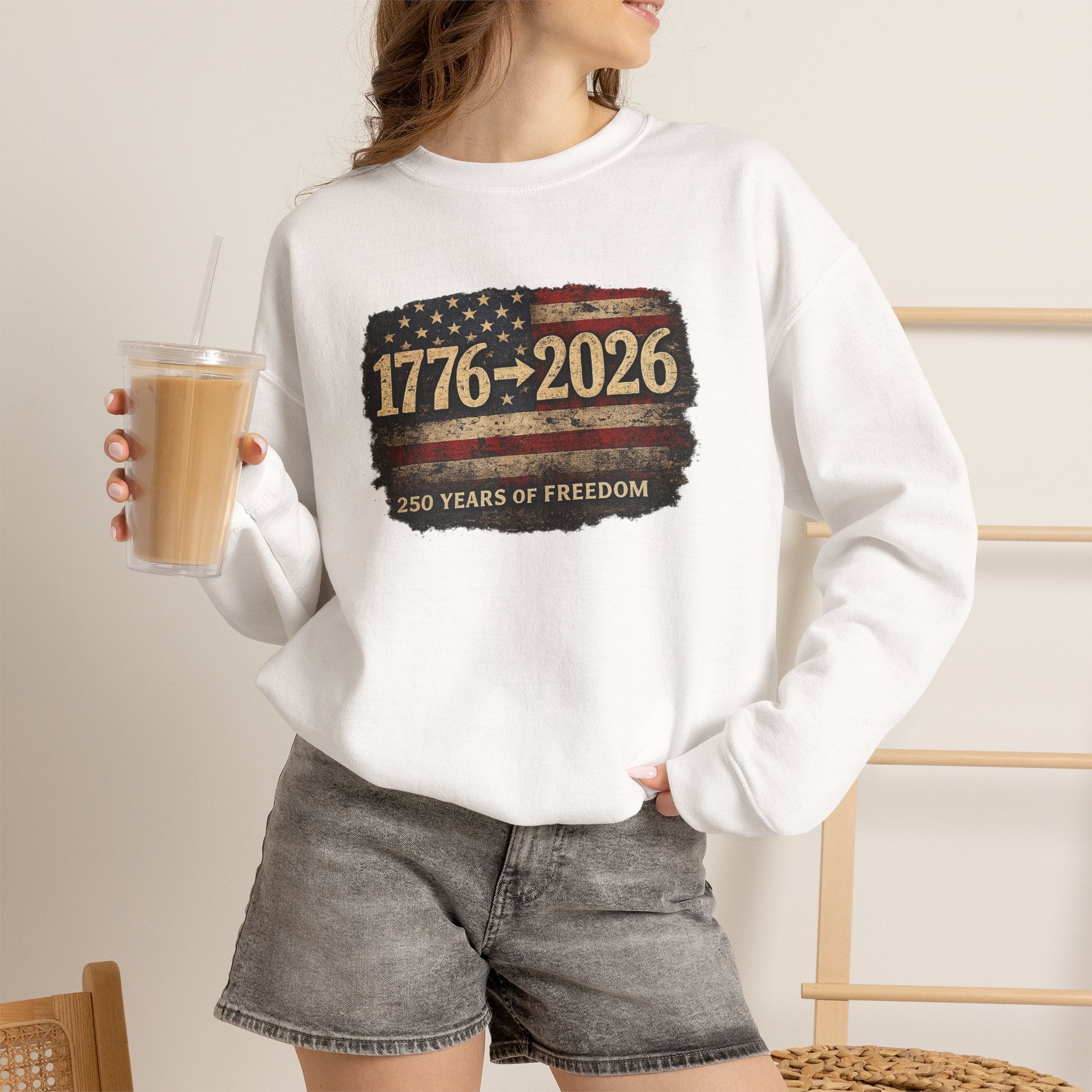 1776–2026 - 250 Years of Freedom Crewneck Sweatshirt