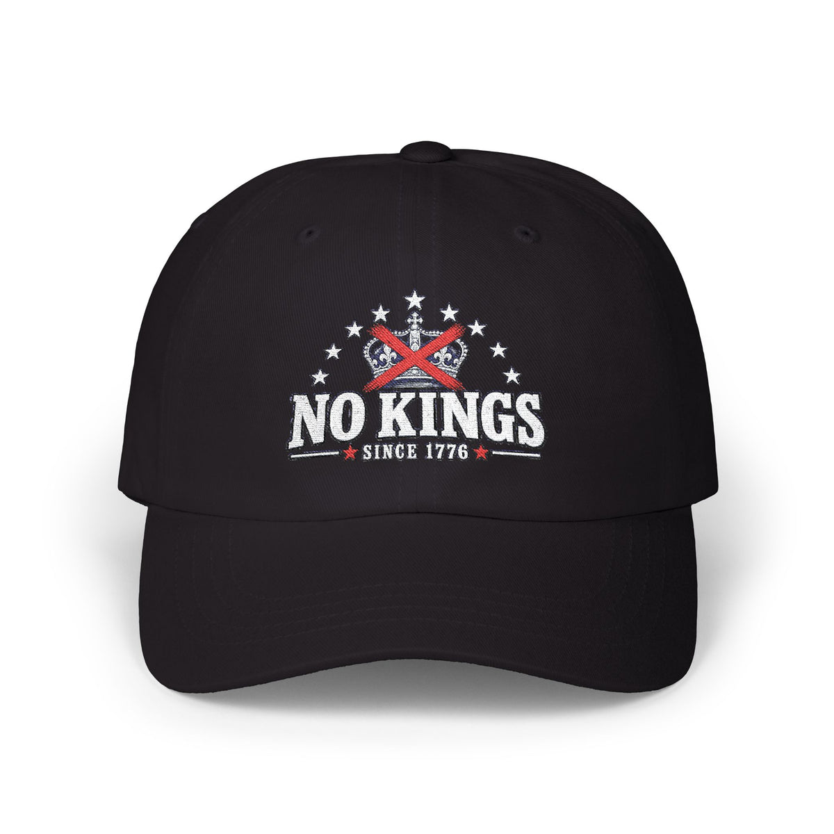 No Kings Dad Cap – Patriotic 'No Kings Since 1776' Embroidered Baseball Hat
