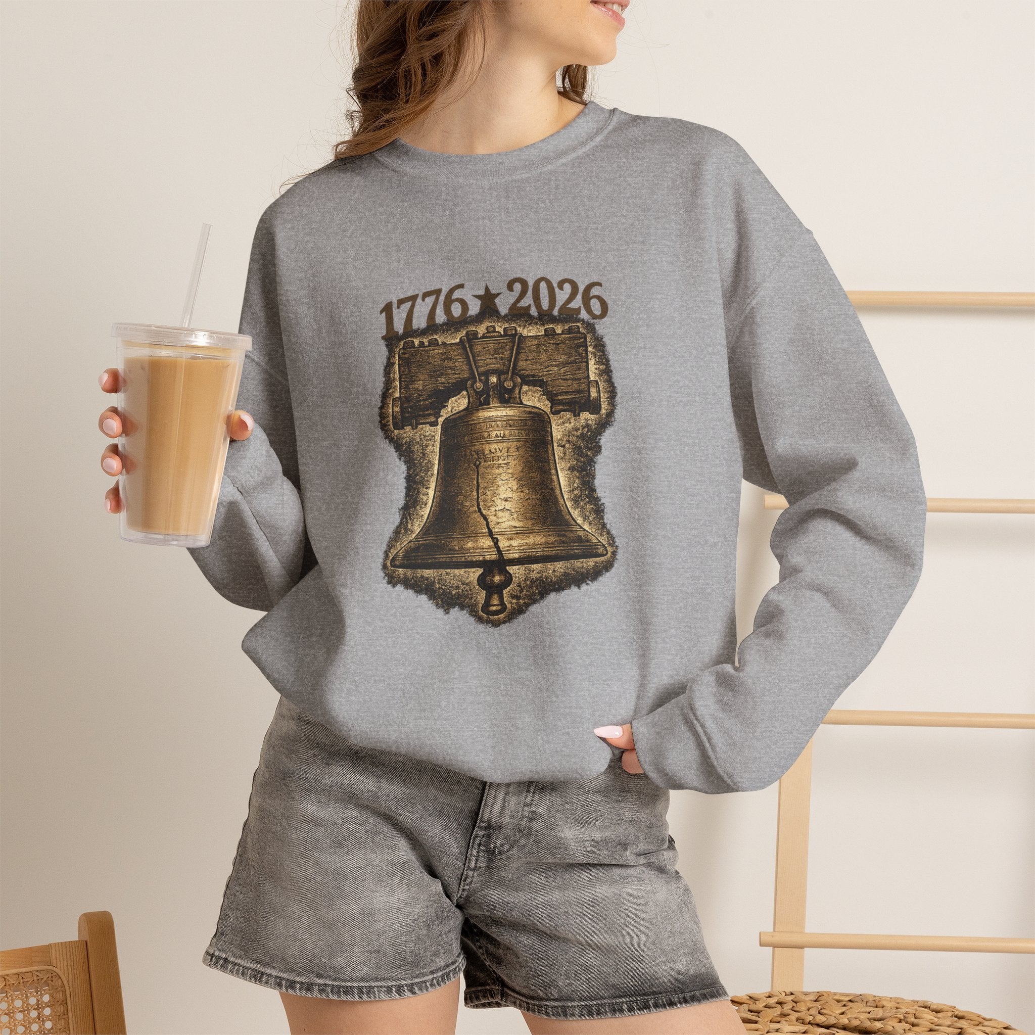 Liberty Bell 1776–2026 Crewneck Sweatshirt