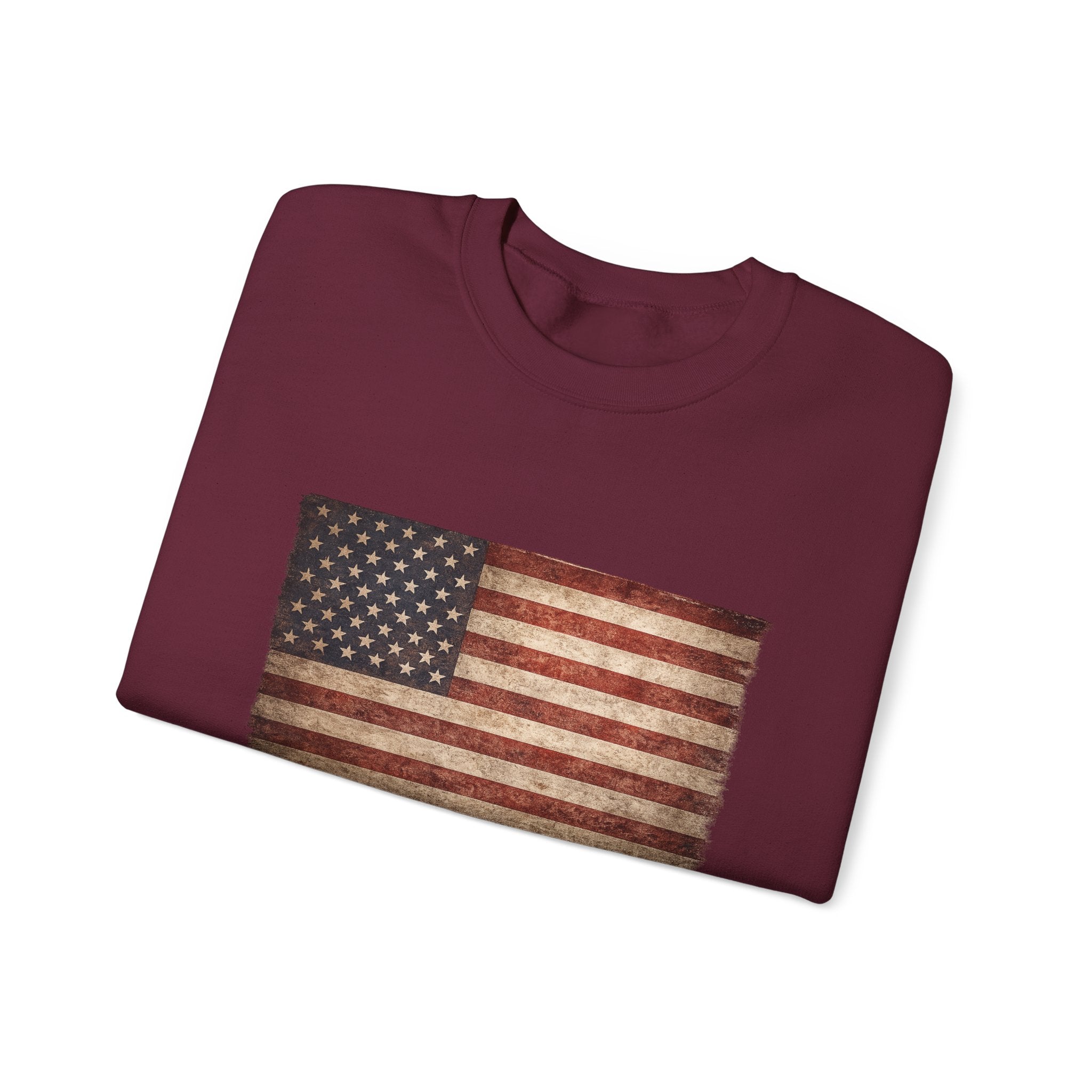 Vintage American Flag Sweatshirt