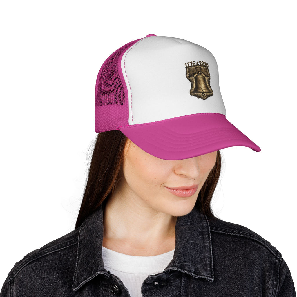 Liberty Bell Trucker Hat — Patriotic Cap