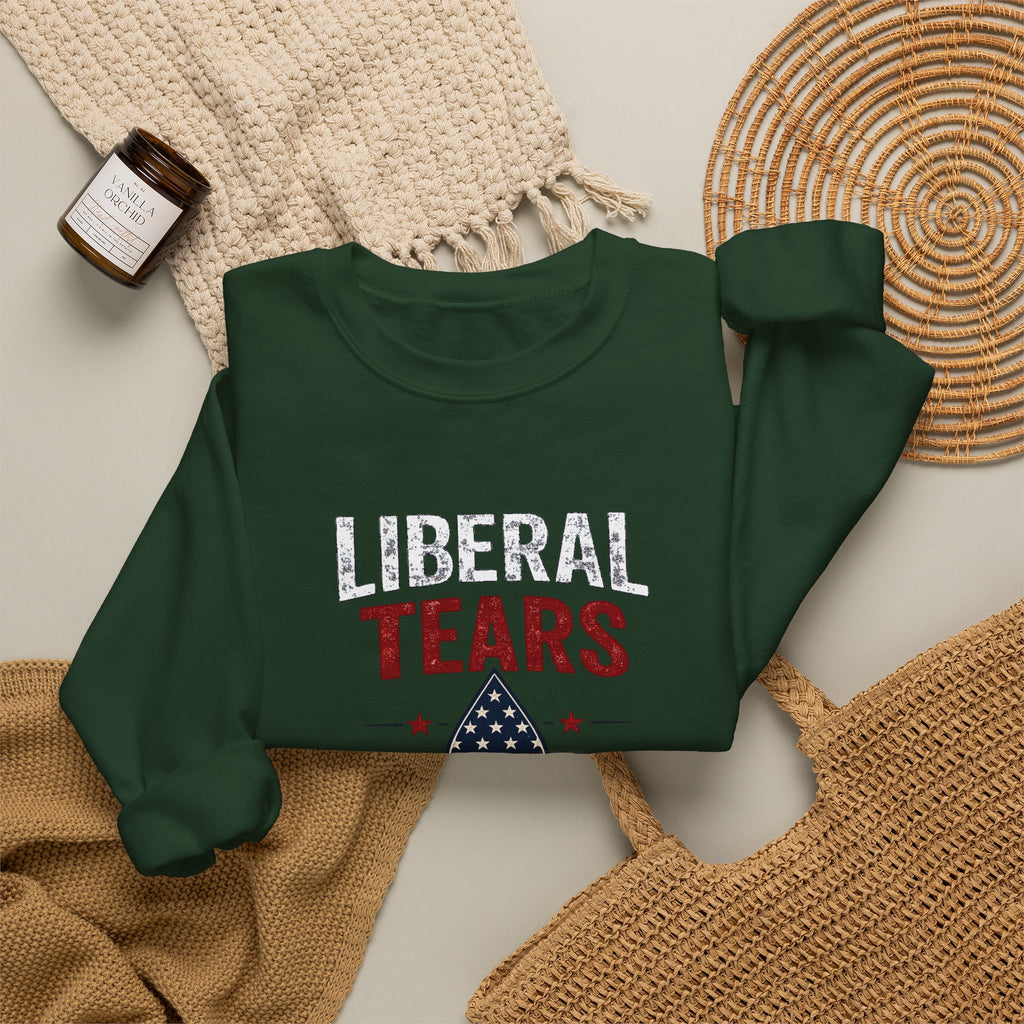 "Liberal Tears" Patriotic Crewneck Sweatshirt