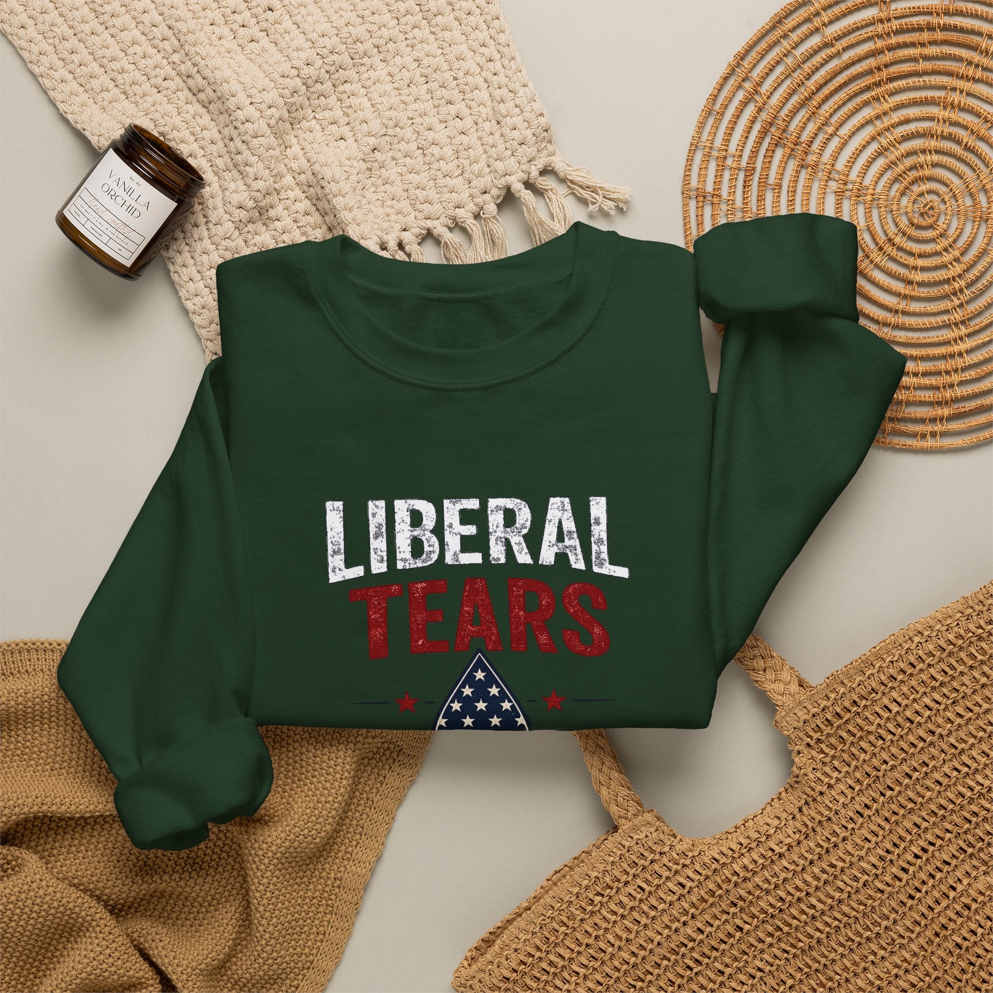 "Liberal Tears" Patriotic Crewneck Sweatshirt