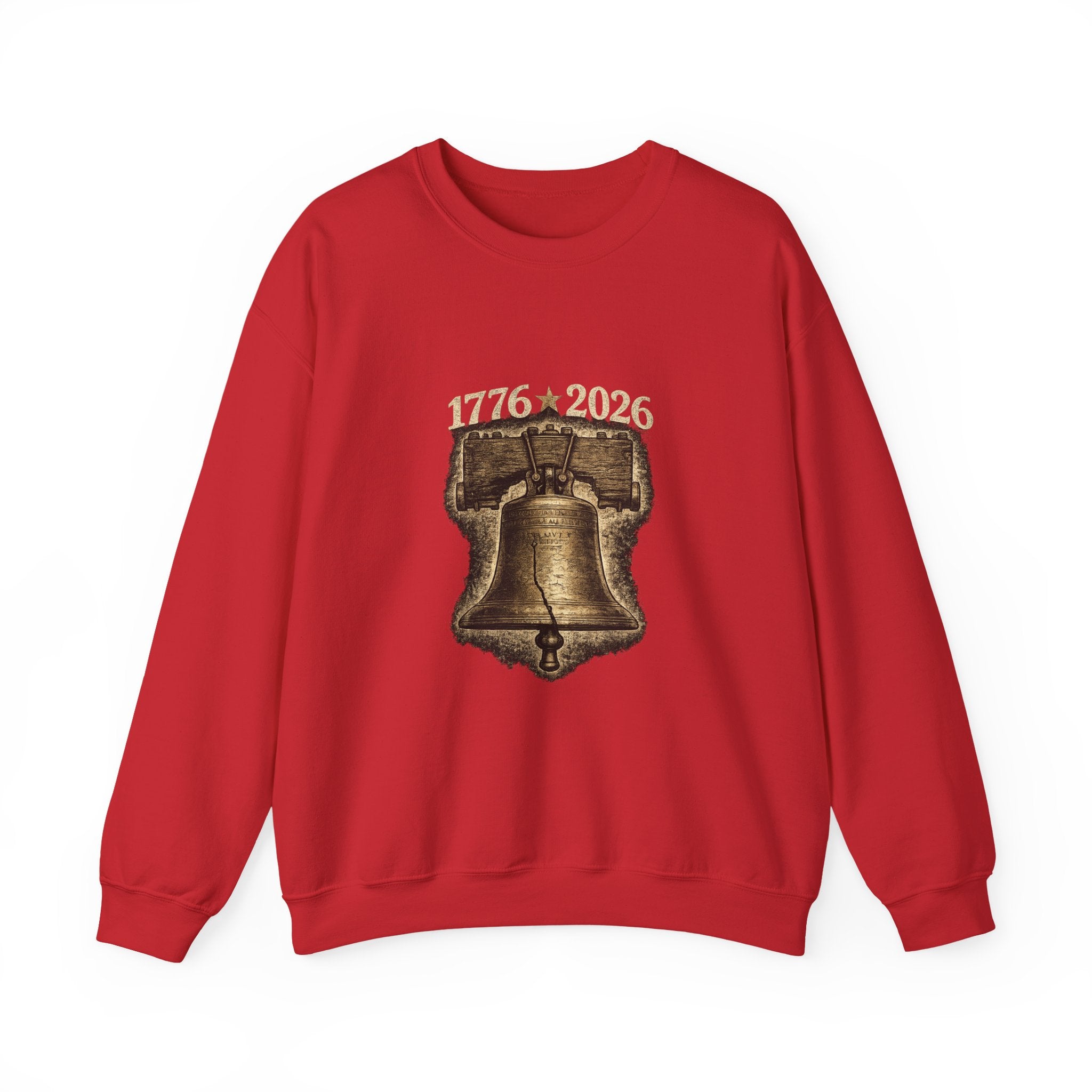 Liberty Bell 1776–2026 Crewneck Sweatshirt — Patriotic Independence Day Pullover
