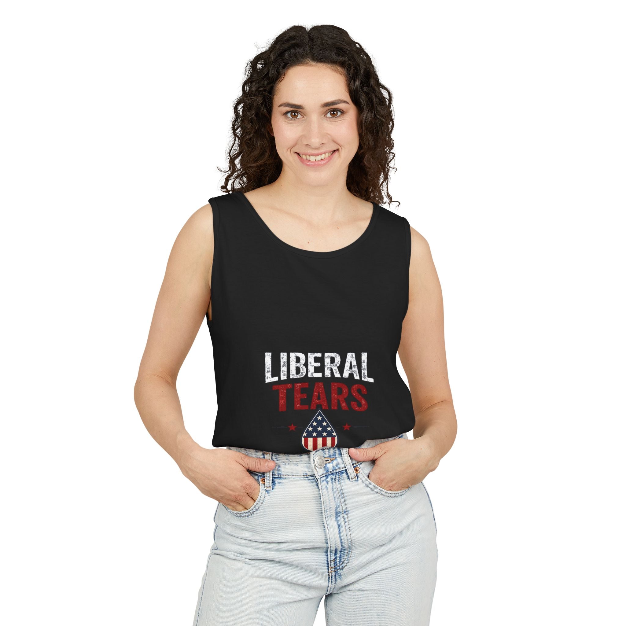Patriotic “Liberal Tears” Tank Top