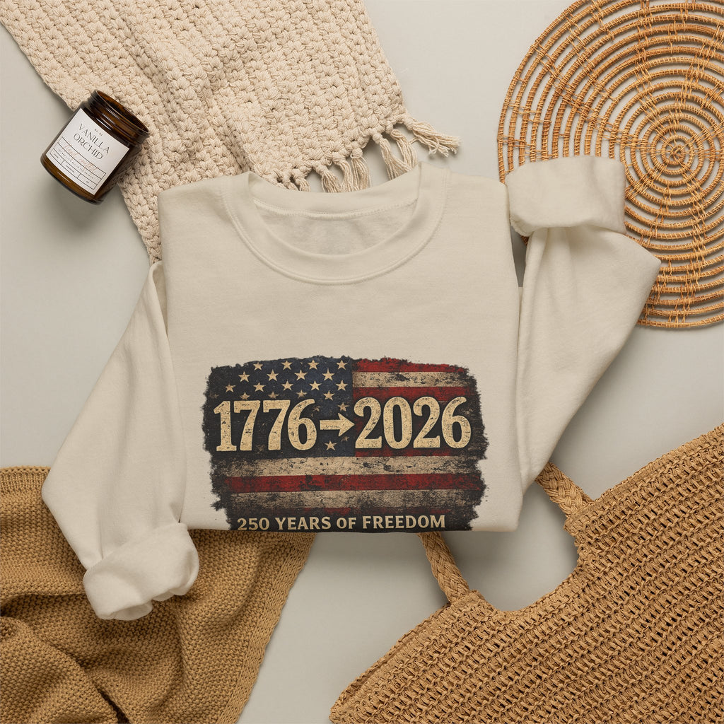 1776–2026 - 250 Years of Freedom Crewneck Sweatshirt