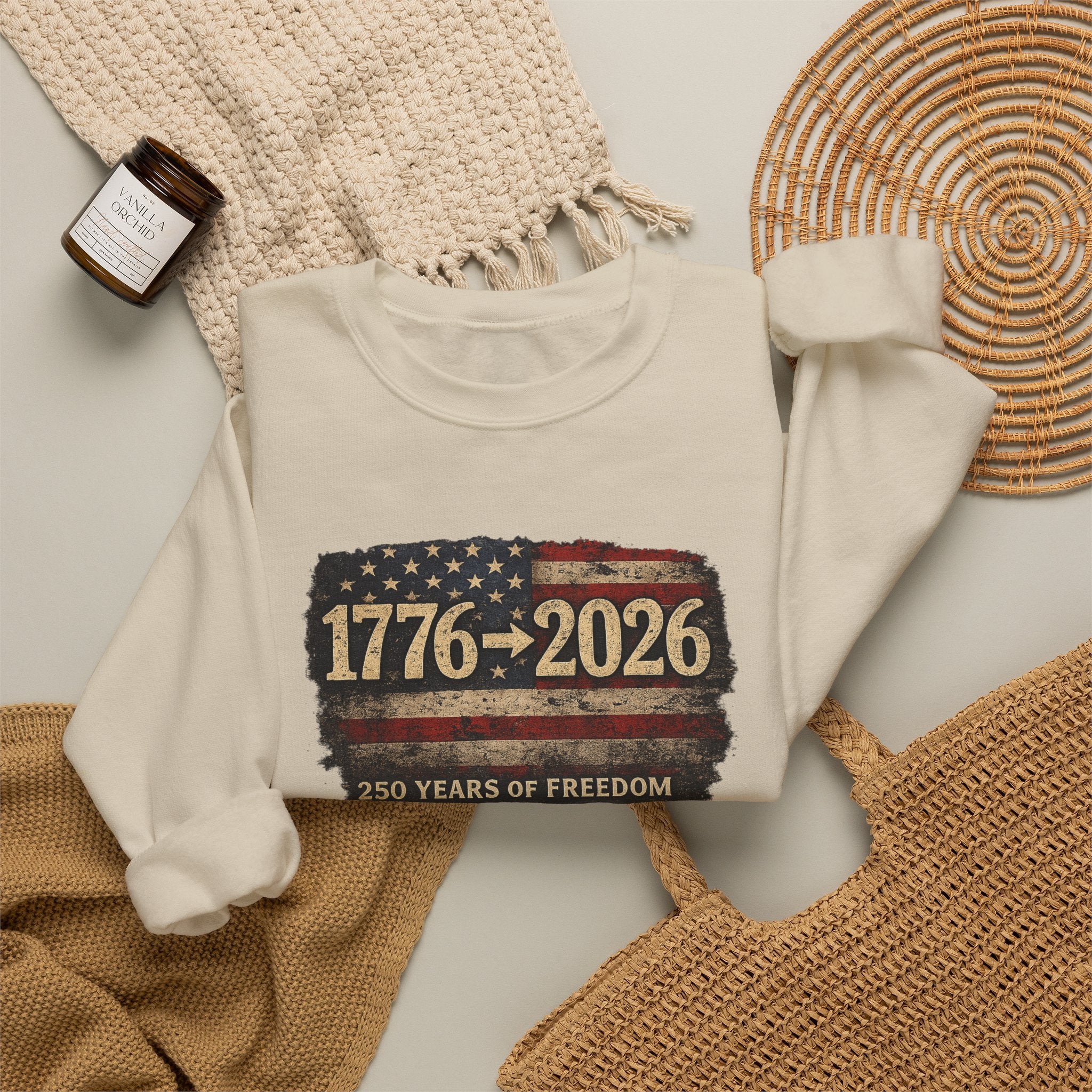 1776–2026 - 250 Years of Freedom Crewneck Sweatshirt