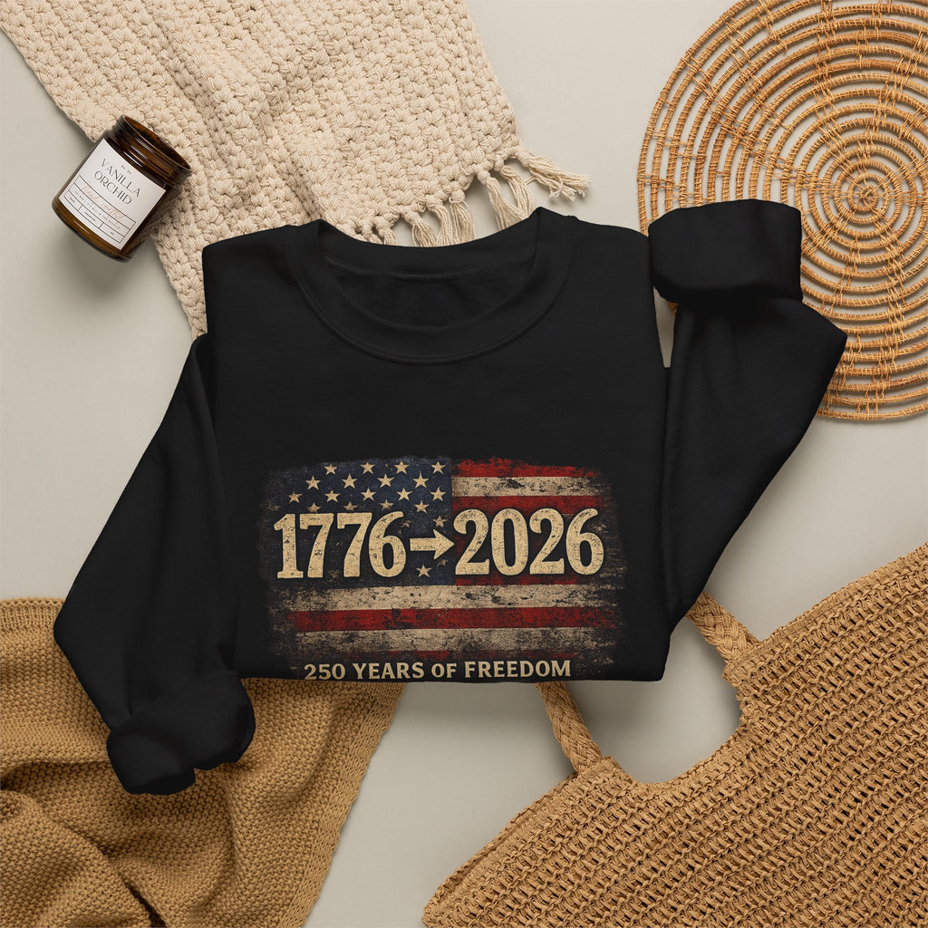 1776–2026 - 250 Years of Freedom Crewneck Sweatshirt