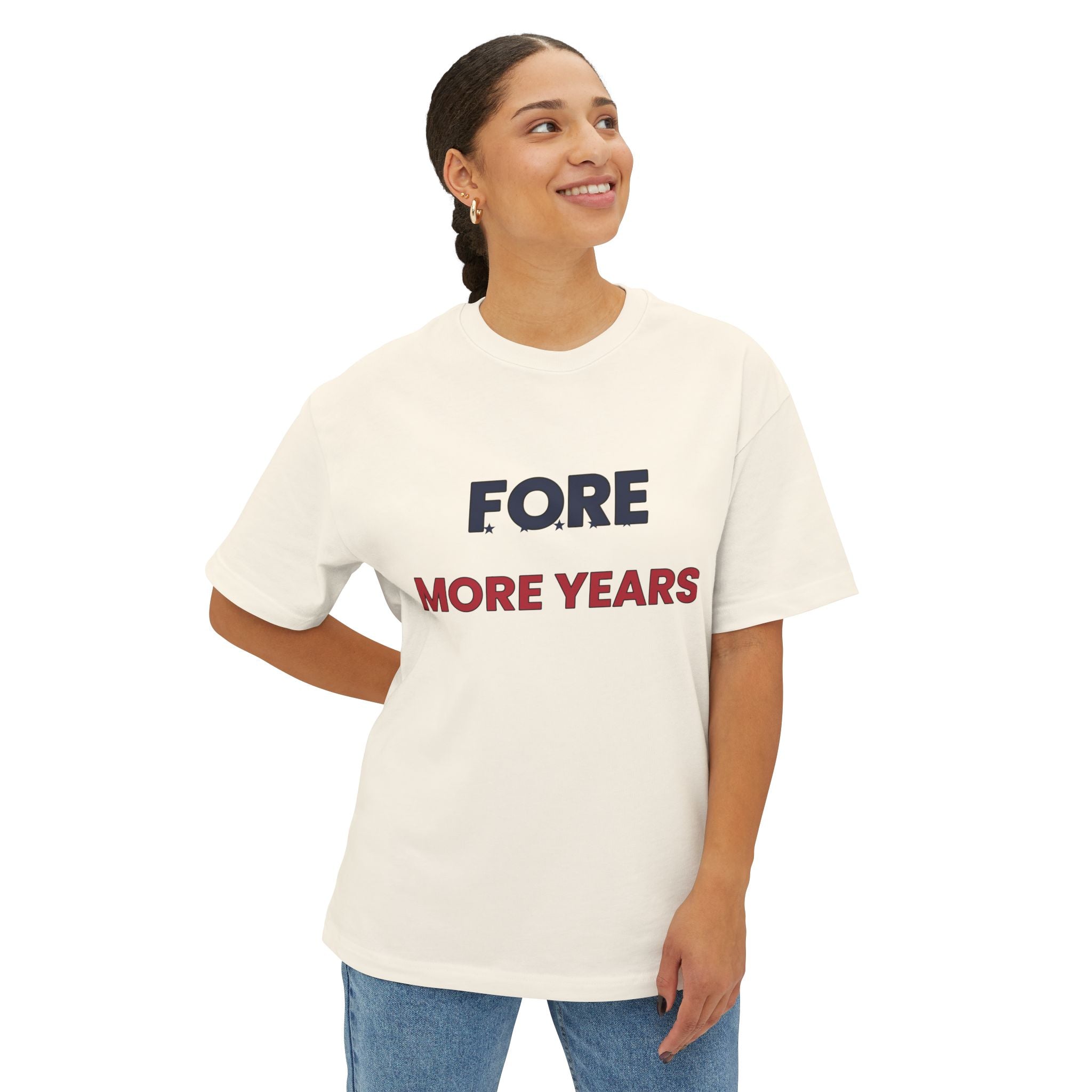 Fore More Years Tee — Patriotic Golf Humor T‑Shirt