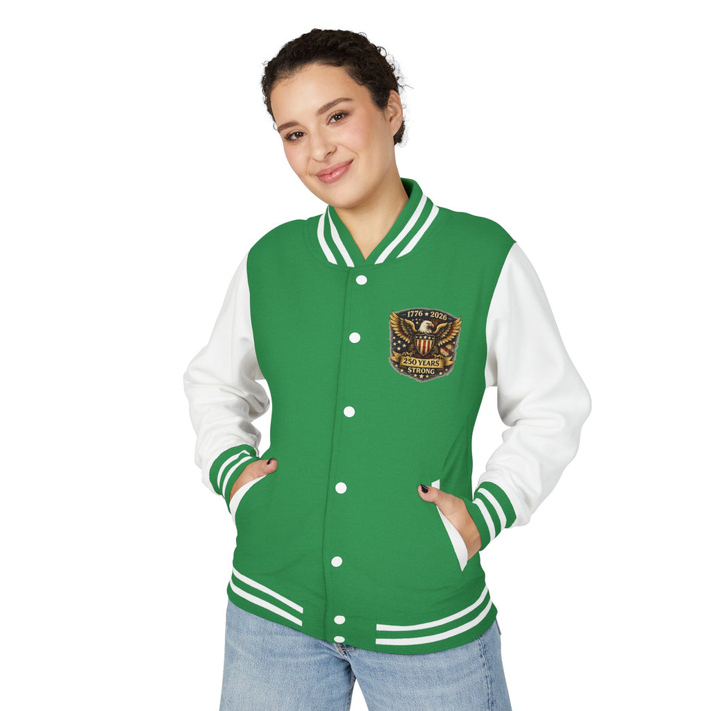 Letterman Jacket — Vintage Eagle Crest Varsity Jacket