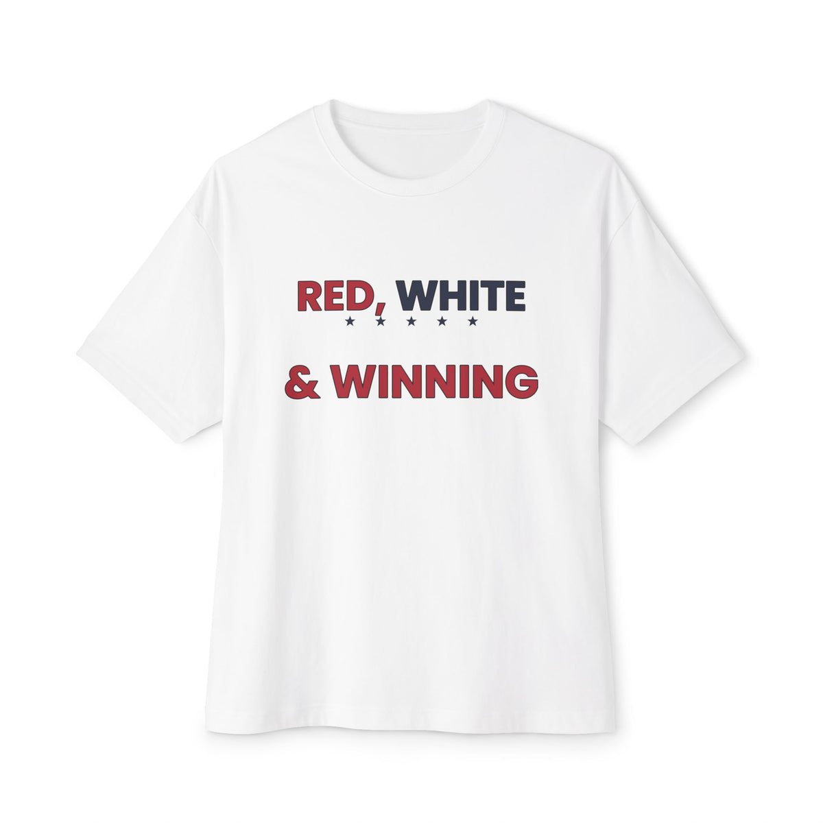 Red, White & Winning Tee — Patriotic Graphic T-Shirt