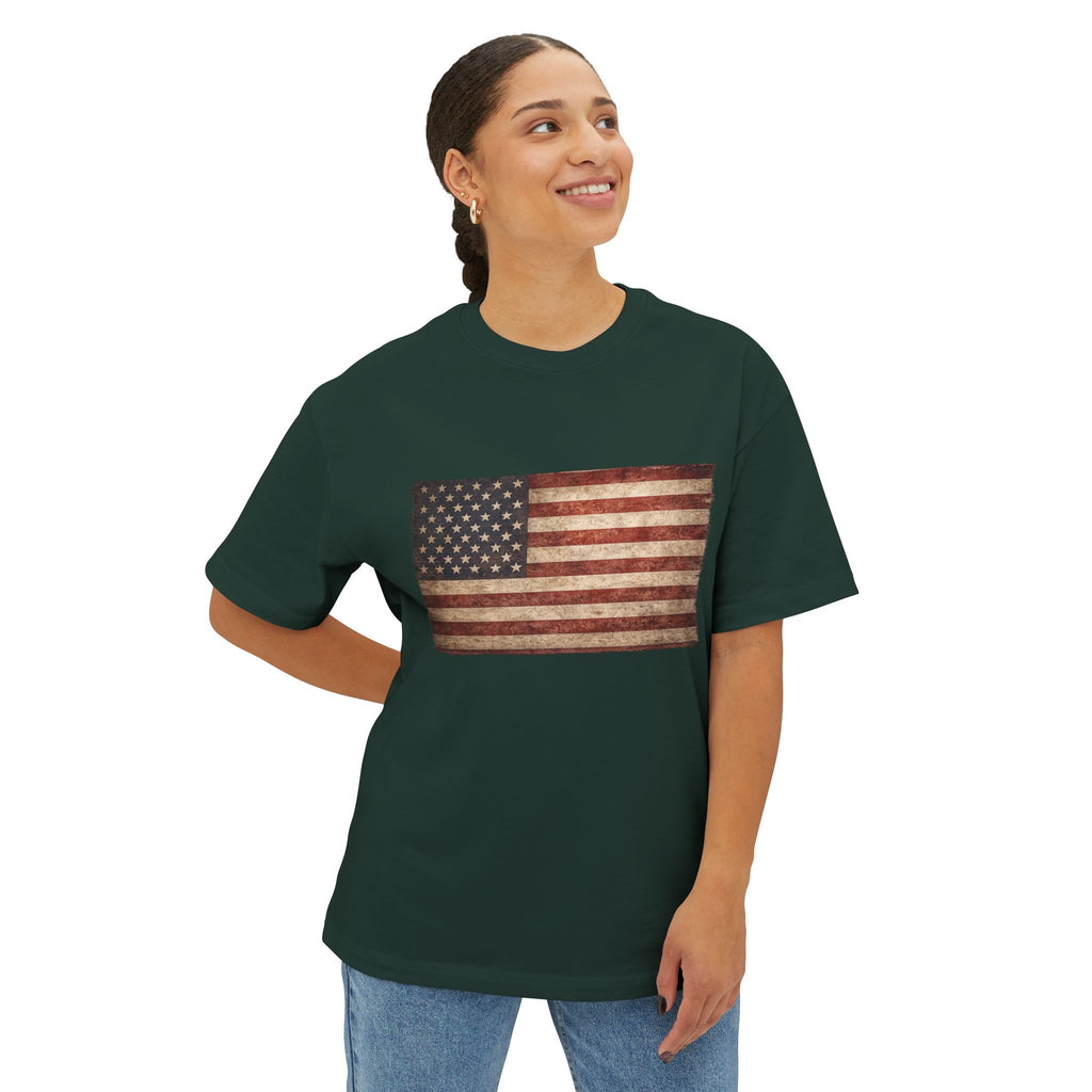 Vintage American Flag Tee - USA Patriotic T-Shirt