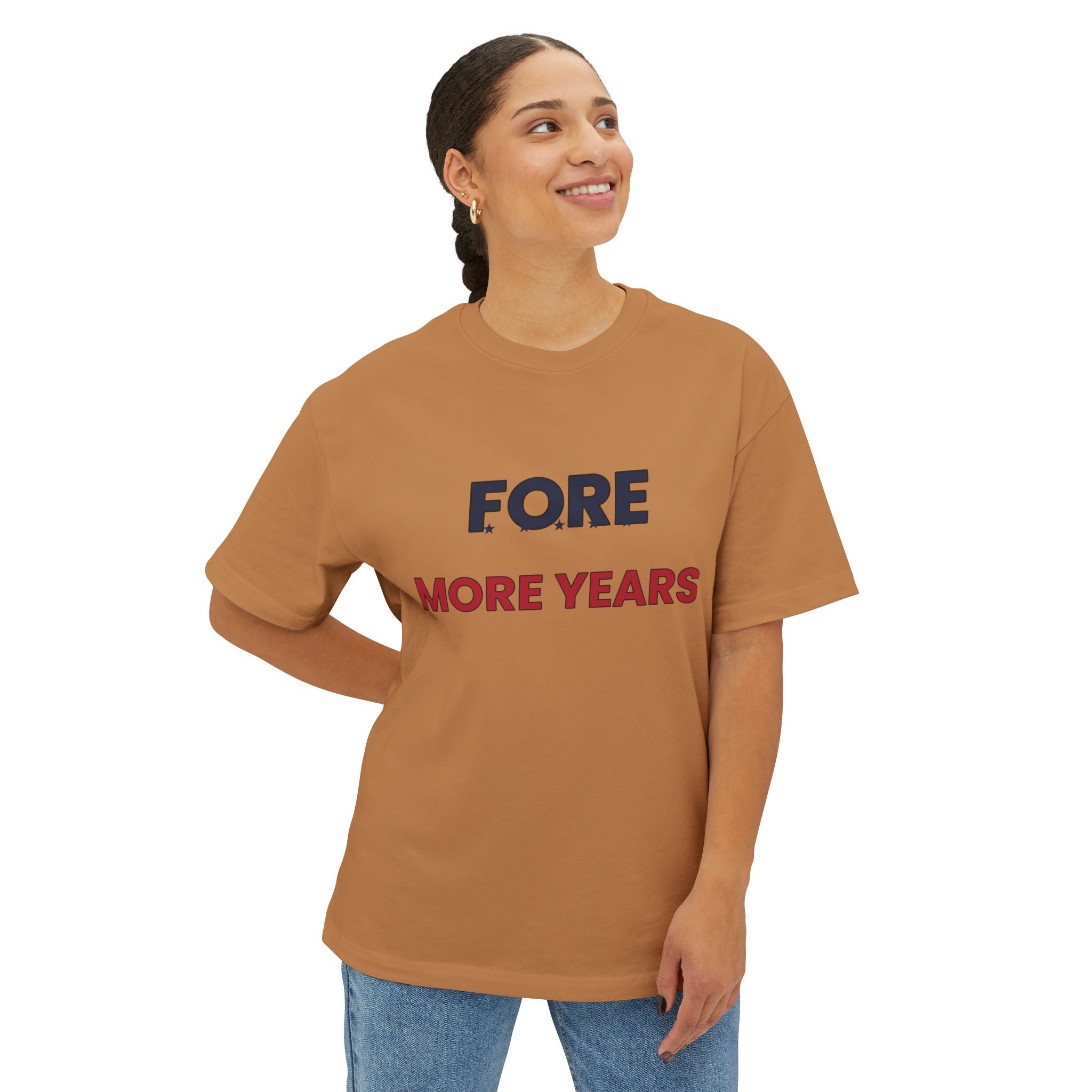 Fore More Years Tee — Patriotic Golf Humor T‑Shirt
