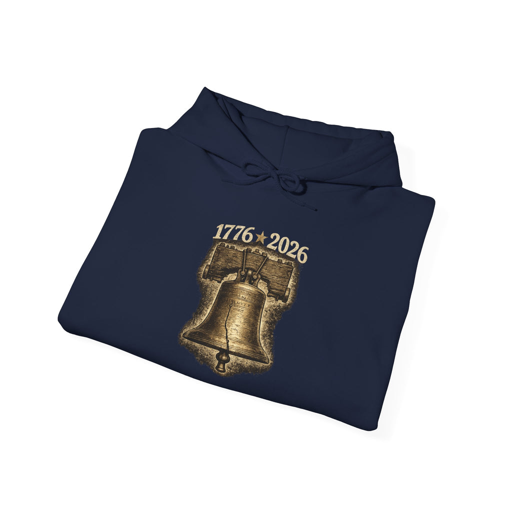Liberty Bell Hoodie — 1776–2006 Graphic Hooded Sweatshirt