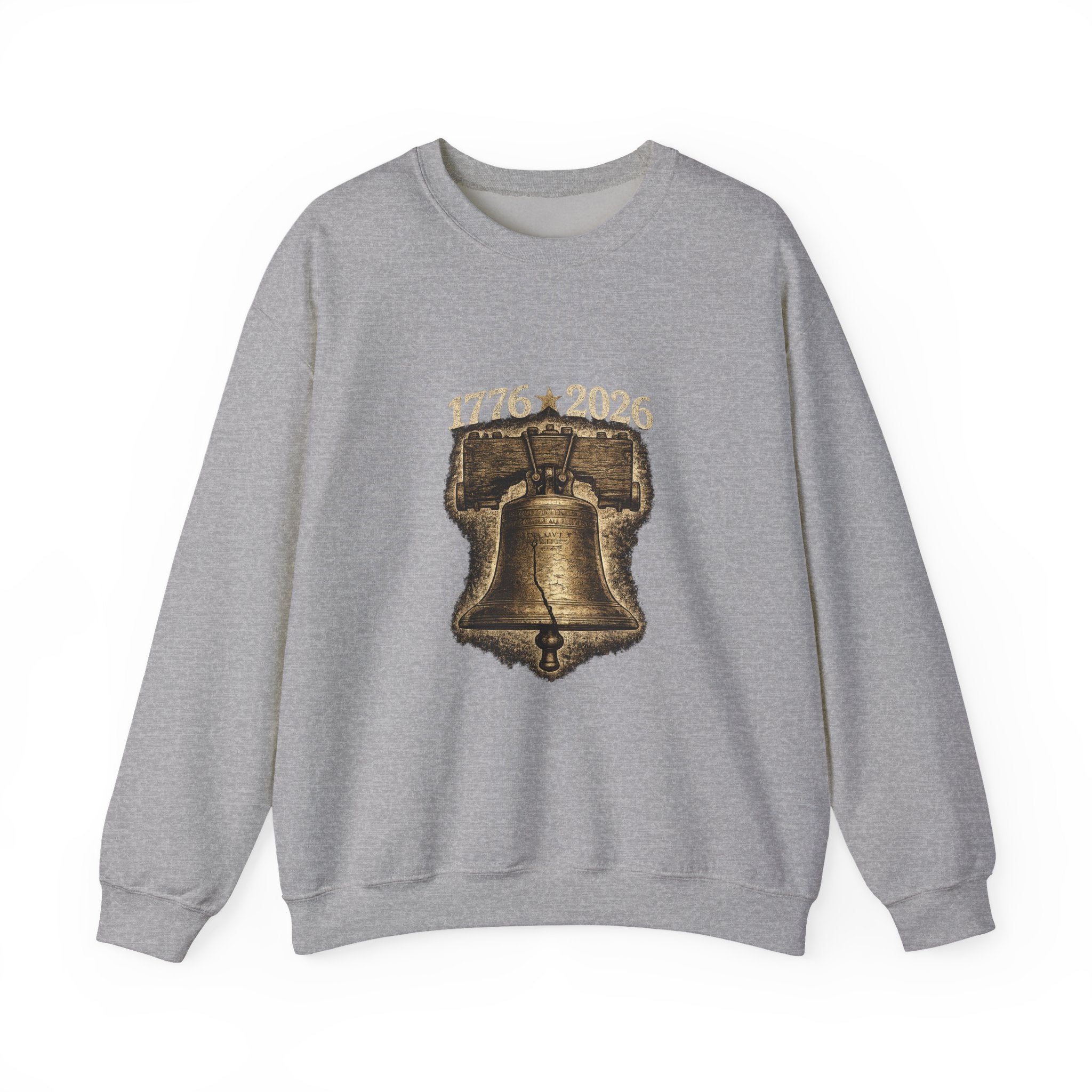 Liberty Bell 1776–2026 Crewneck Sweatshirt — Patriotic Independence Day Pullover