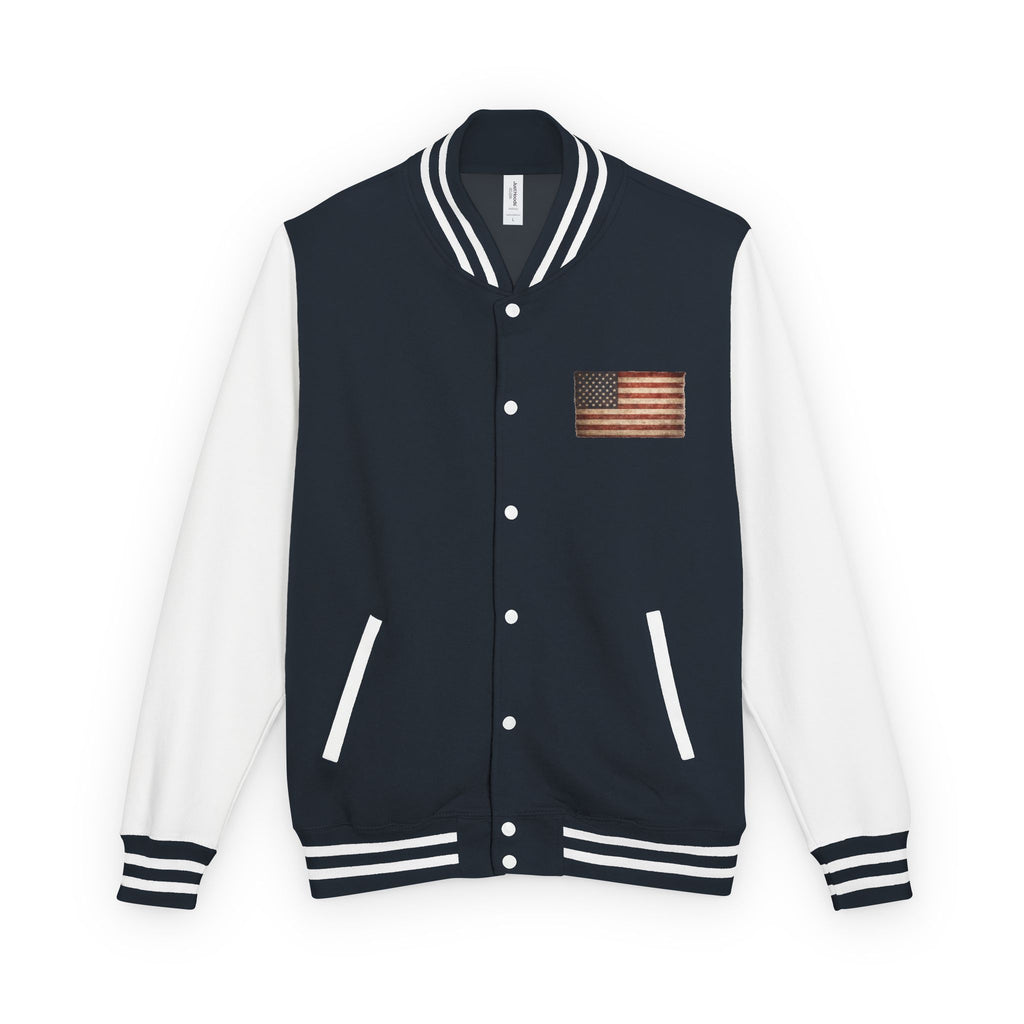 American Flag Letterman Jacket