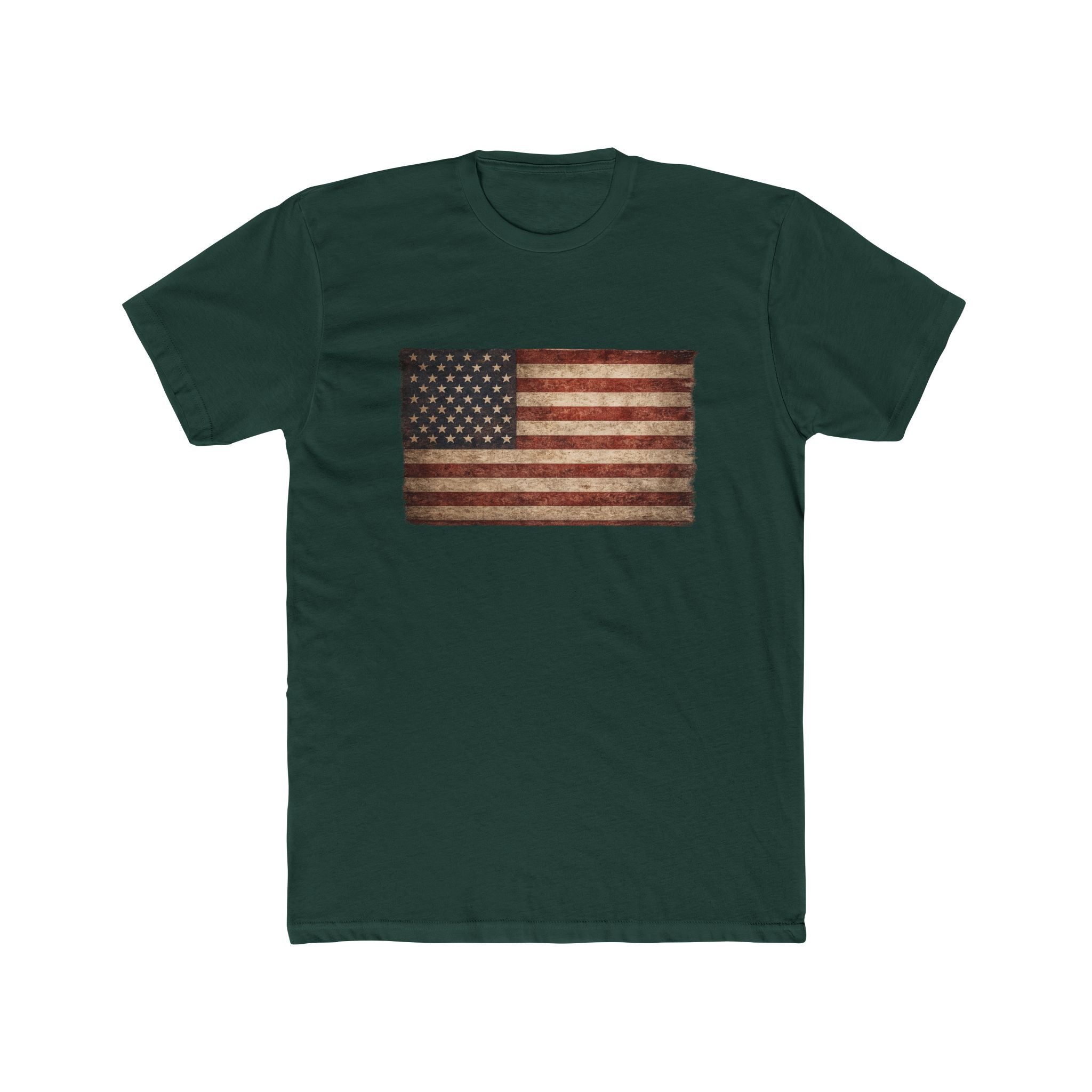 Vintage American Flag T‑Shirt — 1776 Stars Retro Patriotic Tee