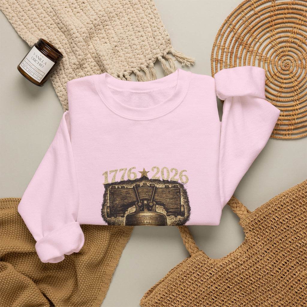 Liberty Bell 1776–2026 Crewneck Sweatshirt — Patriotic Independence Day Pullover