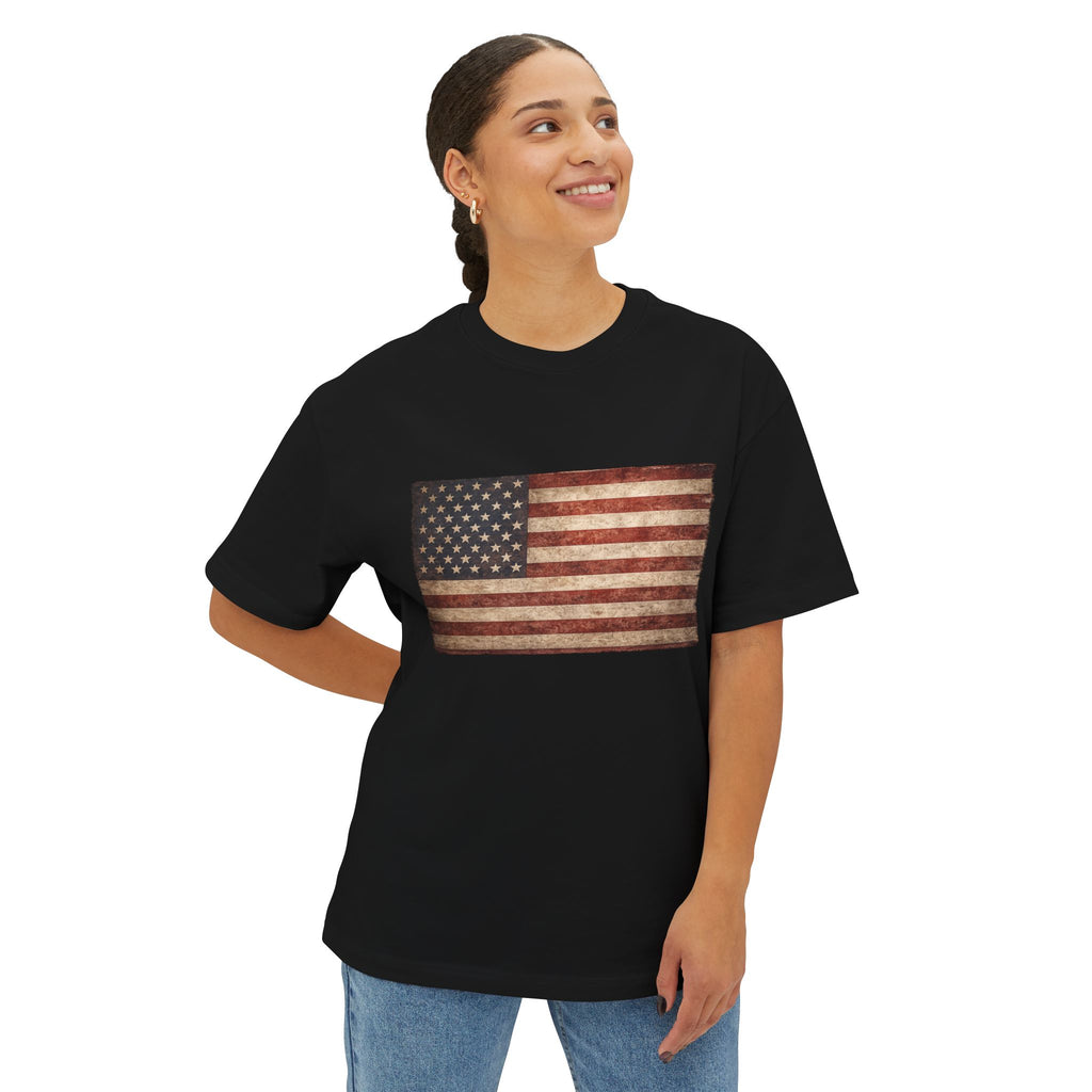 Vintage American Flag Tee - USA Patriotic T-Shirt